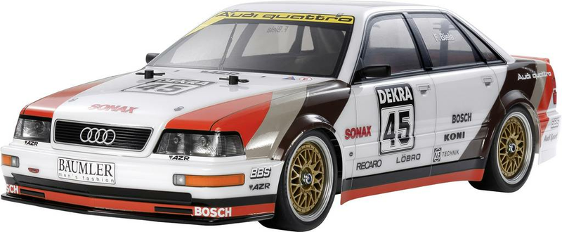 B-Ware Tamiya 1:10 Rc Audi V8 Tourenwagen Tt 02 1:10 Rc Modellauto Elektroauto Modell - 4950344586820