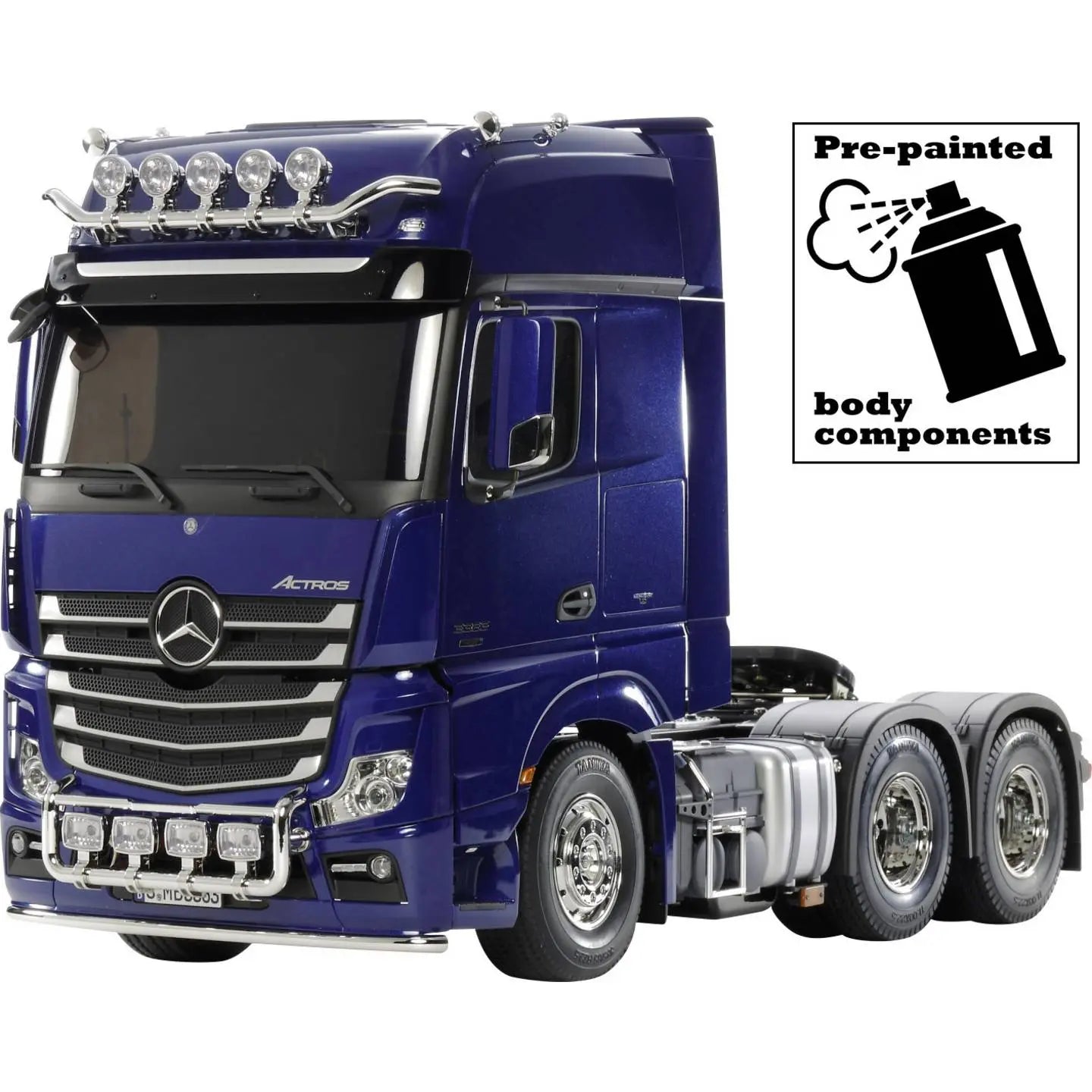 B-Ware Tamiya 300056354 Mercedes Benz Actros 3363 6x4 Giga 1:14 Elektro Rc Modell Lkw - 4950344563548