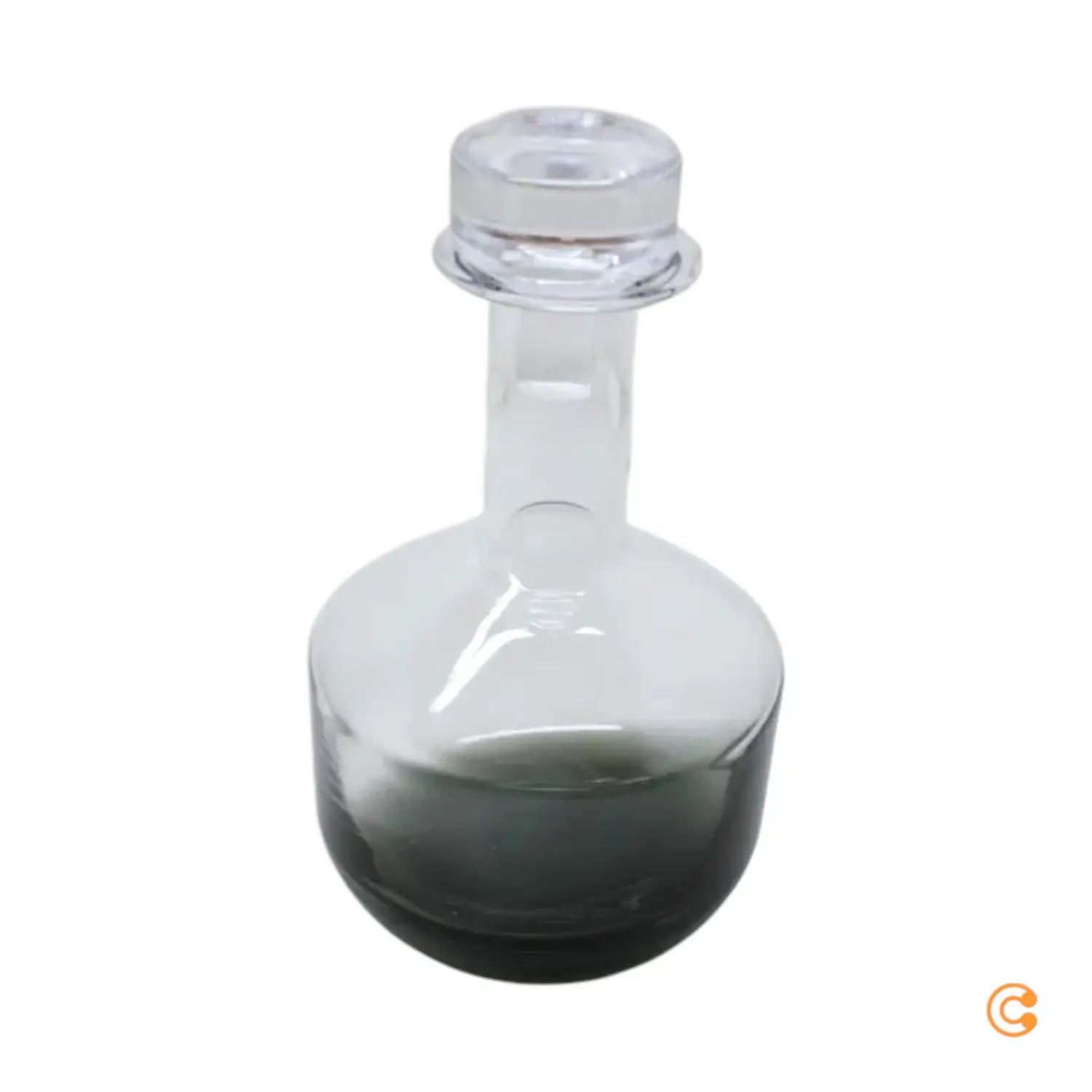 B-Ware Tom Dixon Dekanter Karaffe Tank Whisky Glas Schwarz Mundgeblasen Siehe Text/Foto - 5056194500234