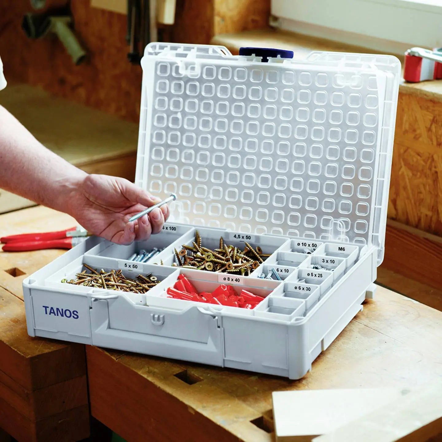 B-Ware Tanos Transportkiste Organizer Aufbewahrungsbox Systainer Iii Abs Lichtgrau - 4063104002284