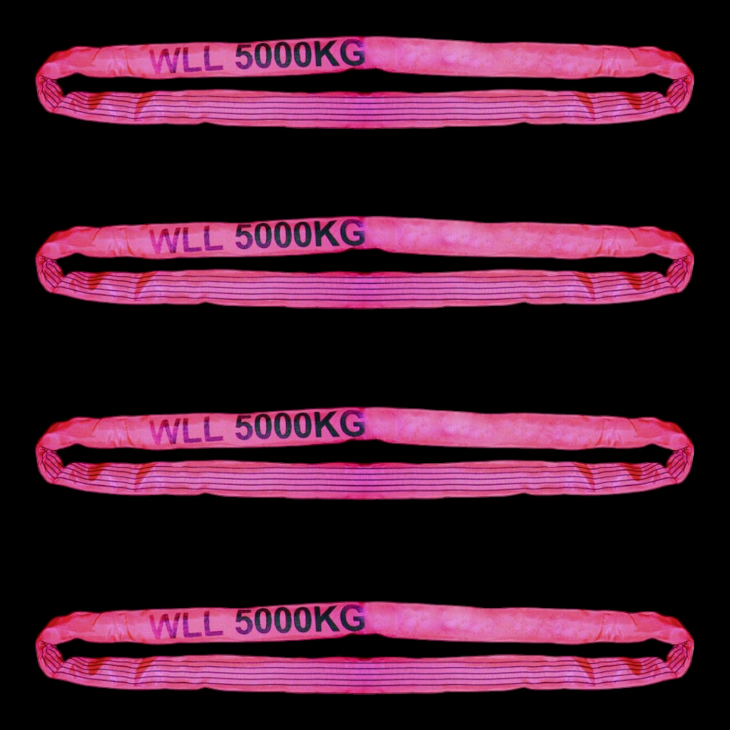 Target Ladungssicherung 90412 Rundschlinge Arbeitslast Rot Hebeband 4 Stück B-Ware - 4260170161840