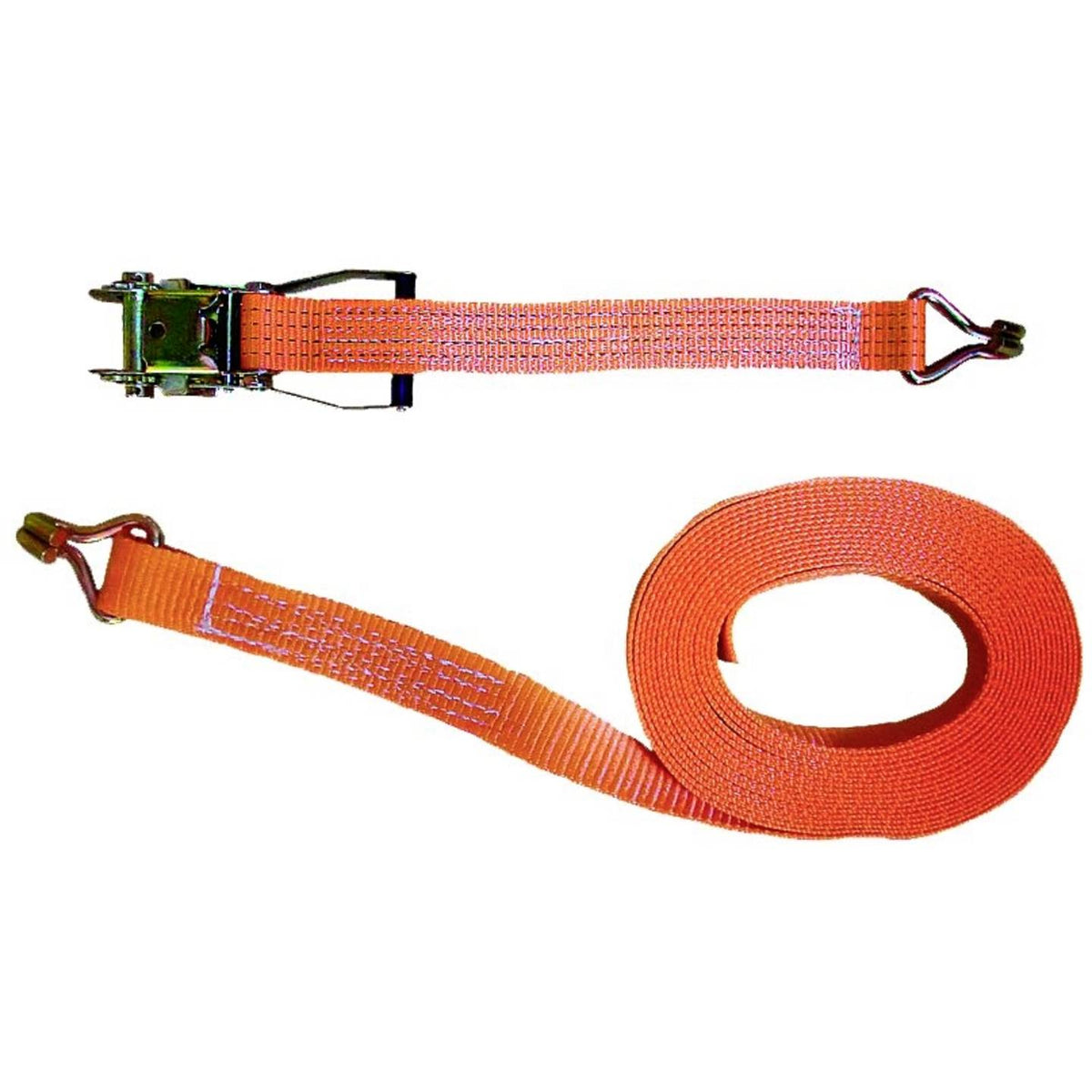 Target Zurrgurt Spanngurt Ratsche Polyester orange U-Profil 8 m 2-teilig 5 STÜCK - 4260170160355