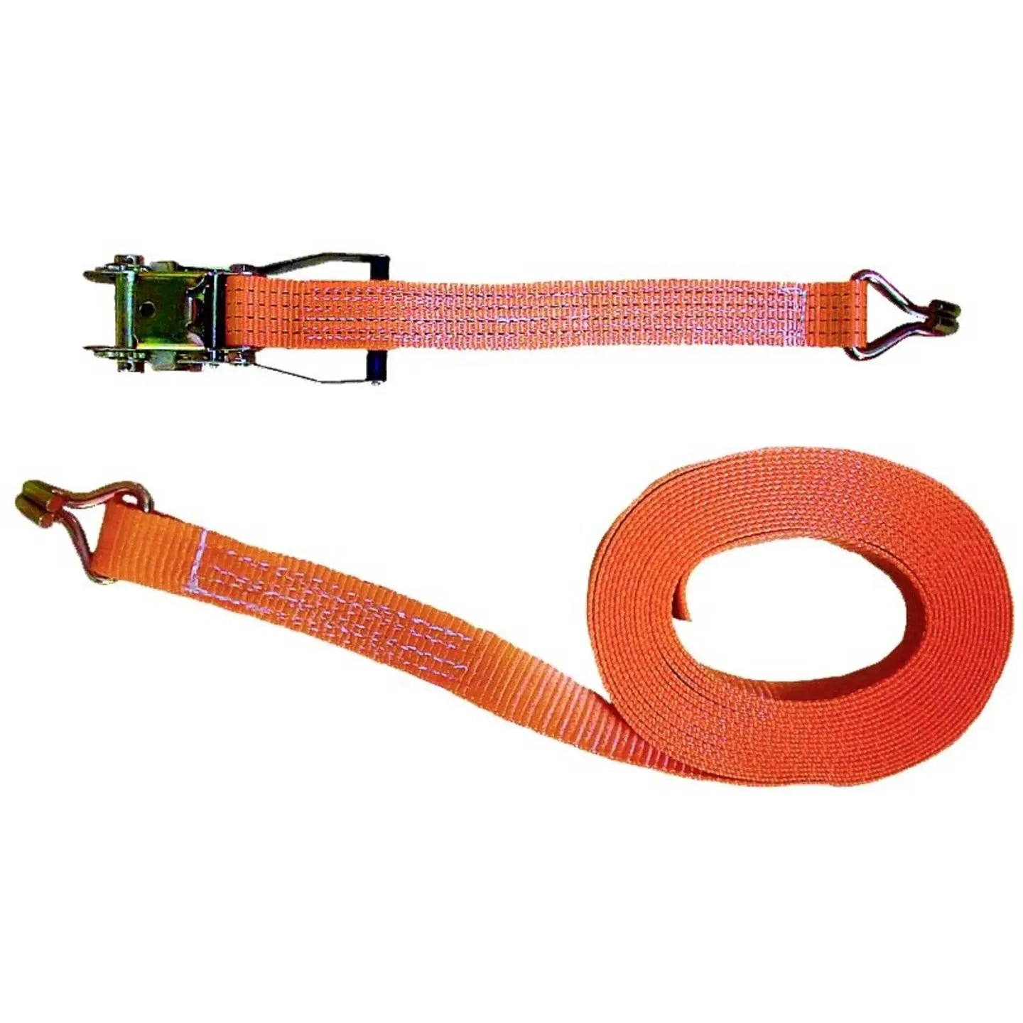B-Ware Target Zurrgurt Spanngurt Ratsche Polyester Orange U Profil 8 M 2 Teilig 5 Stück - 4260170160355