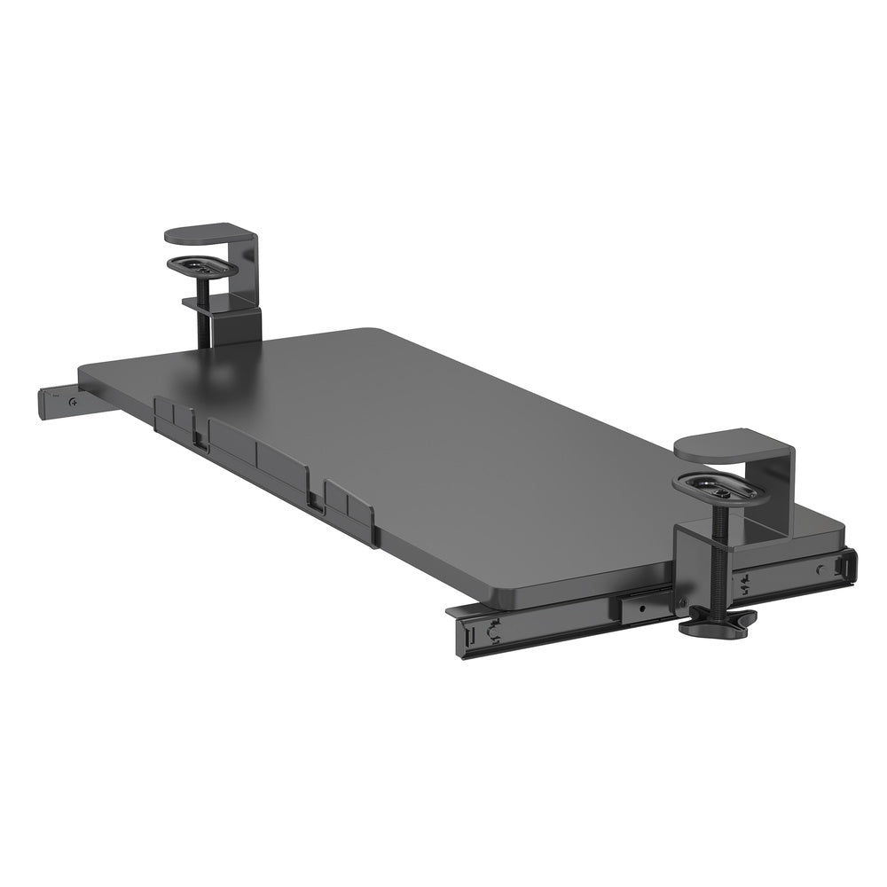 hjh OFFICE Tastaturablage Tastaturauszug Schreibtisch Stahl schwarz VM-KB - 4064323037071