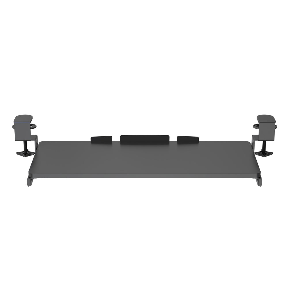 hjh OFFICE Tastaturablage Tastaturauszug Schreibtisch Stahl schwarz VM-KB - 4064323037071