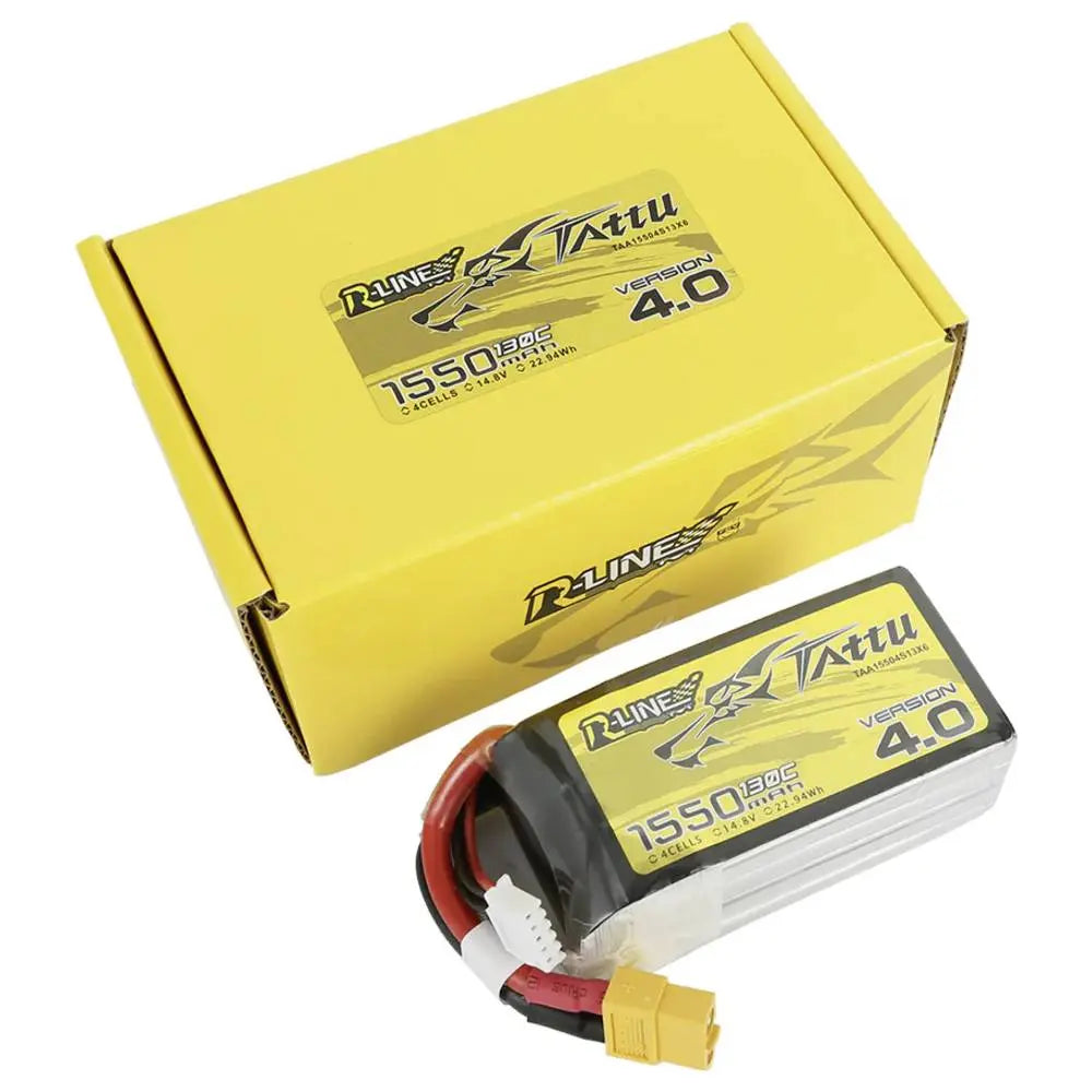 B-Ware Tattu R Line Version 4.0 Akkupack Li Po Modellbau 1550m Ah 14.8 V 4 S Block - 6928493306253