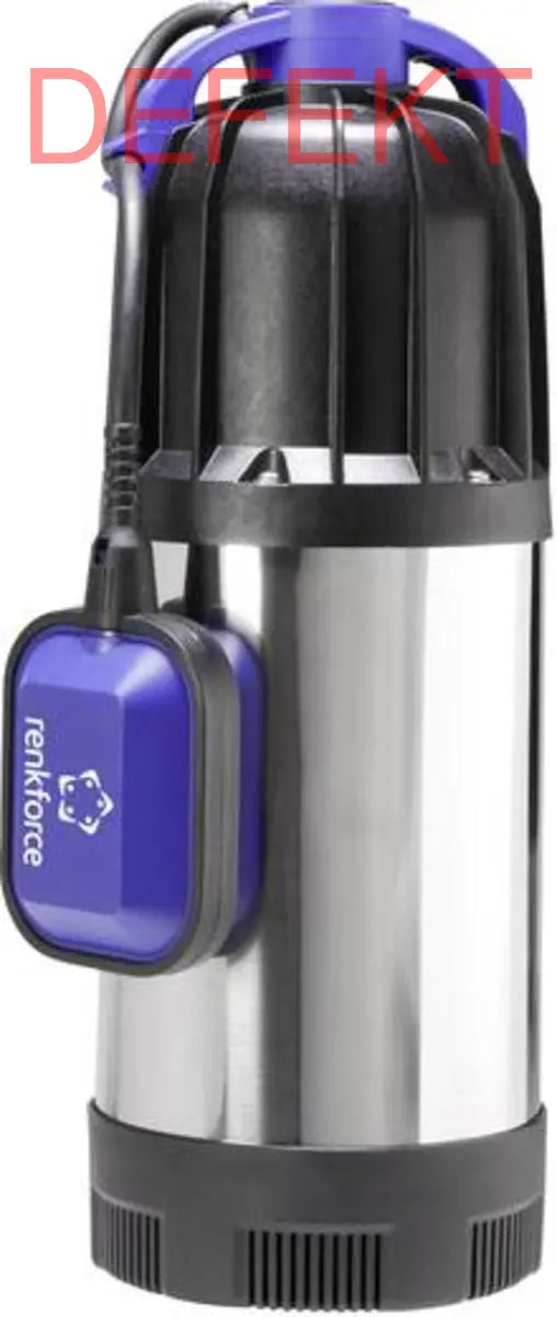 D-Ware Renkforce Tauchdruckpumpe 30 M 800 W Schutzkontaktstecker Tauchpumpe Pumpe  - 4016139153889