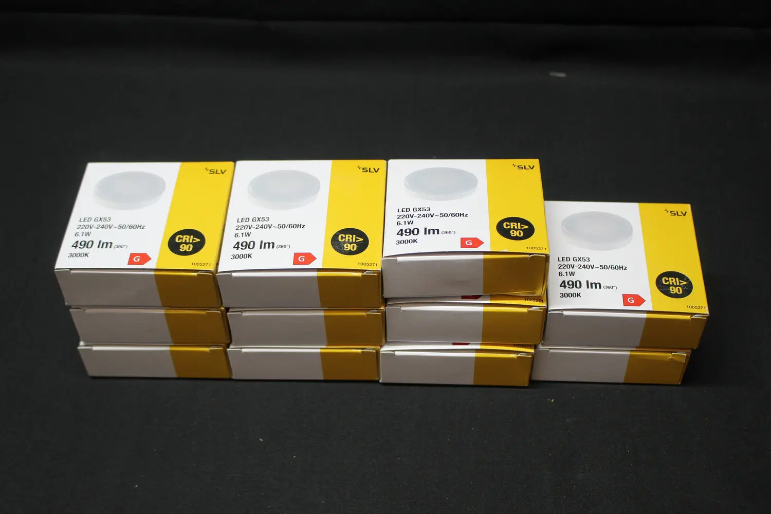 B-Ware Slv 1005271 Tcr Tse Gx53 Led Leuchtmittel Lampe Gx53 Milchig 6 W 3000 K 11 Stück - 4024163253864