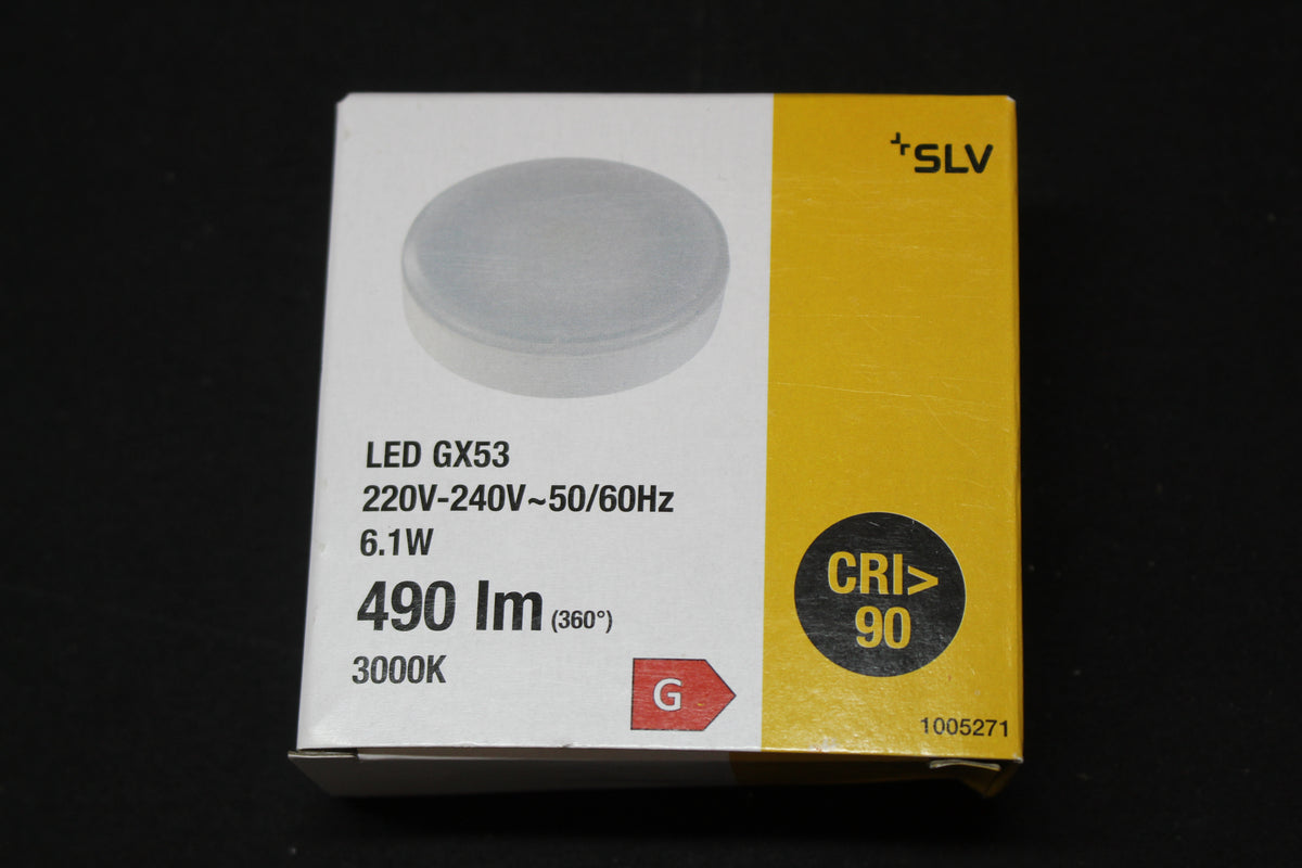 SLV 1005271 TCR TSE GX53 LED Leuchtmittel Lampe GX53 Milchig 6W 3000K 11 STÜCK - 4024163253864