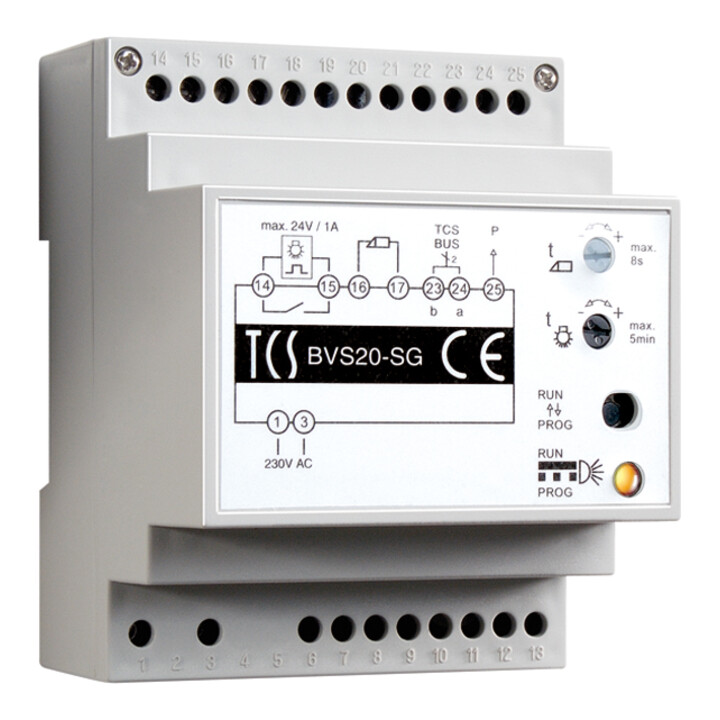 Tcs Steuergerät Modul Bus System Türstation Reg 20 2 Stationsmodul Bvs20 Sg B-Ware