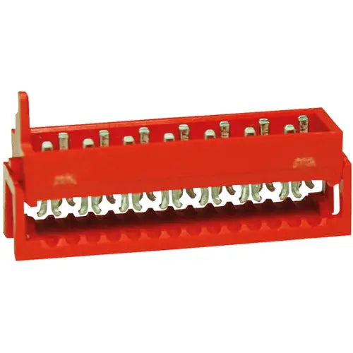 TE Connectivity Stiftleiste Buchsenleiste 10polig rot Schneidklemm 238 STÜCK - 4099891002718