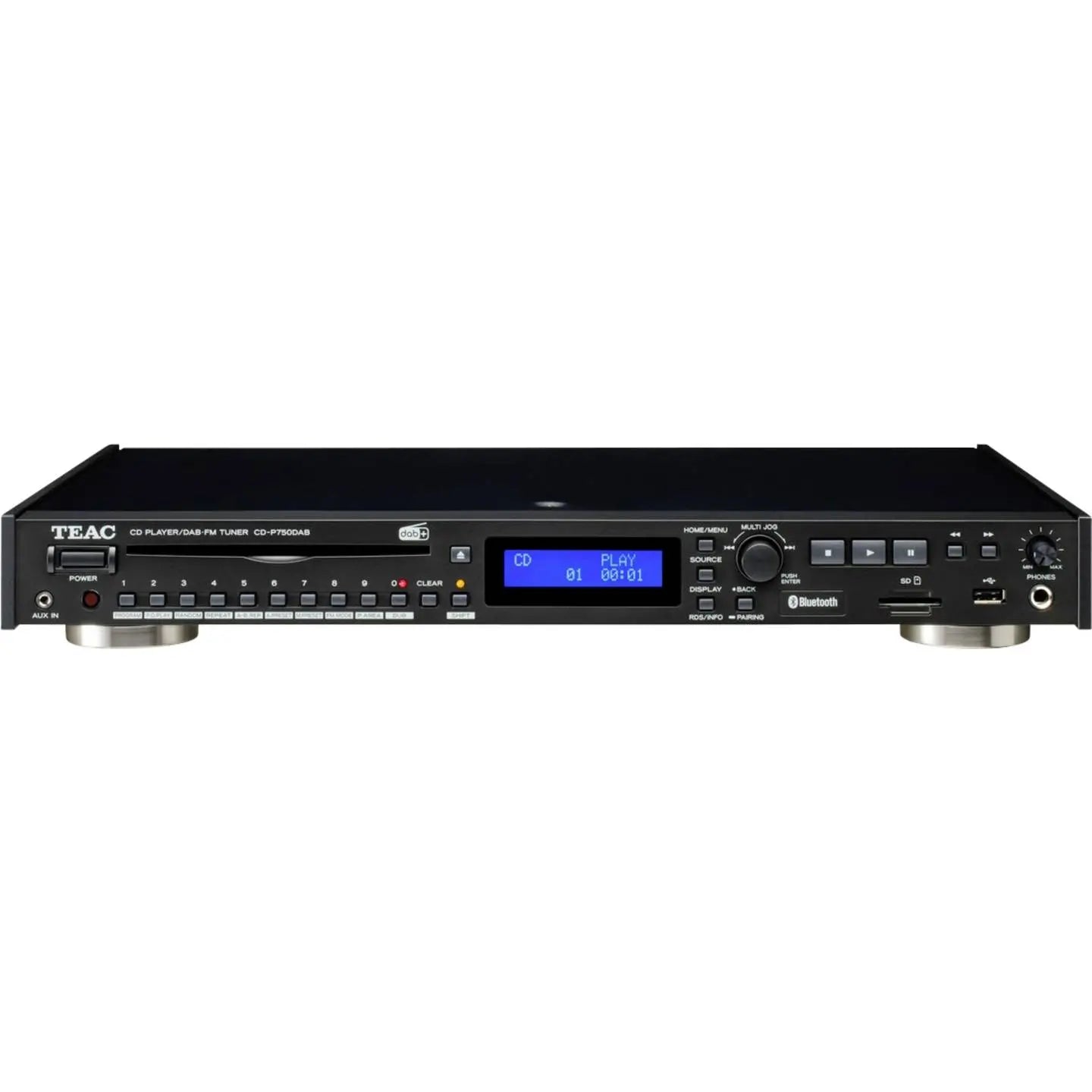 B-Ware Teac Cd Player Abspielgerät Dab Plus Fm Bluetooth Mp3 Sd Usb Fernbedienung - 4907034223909