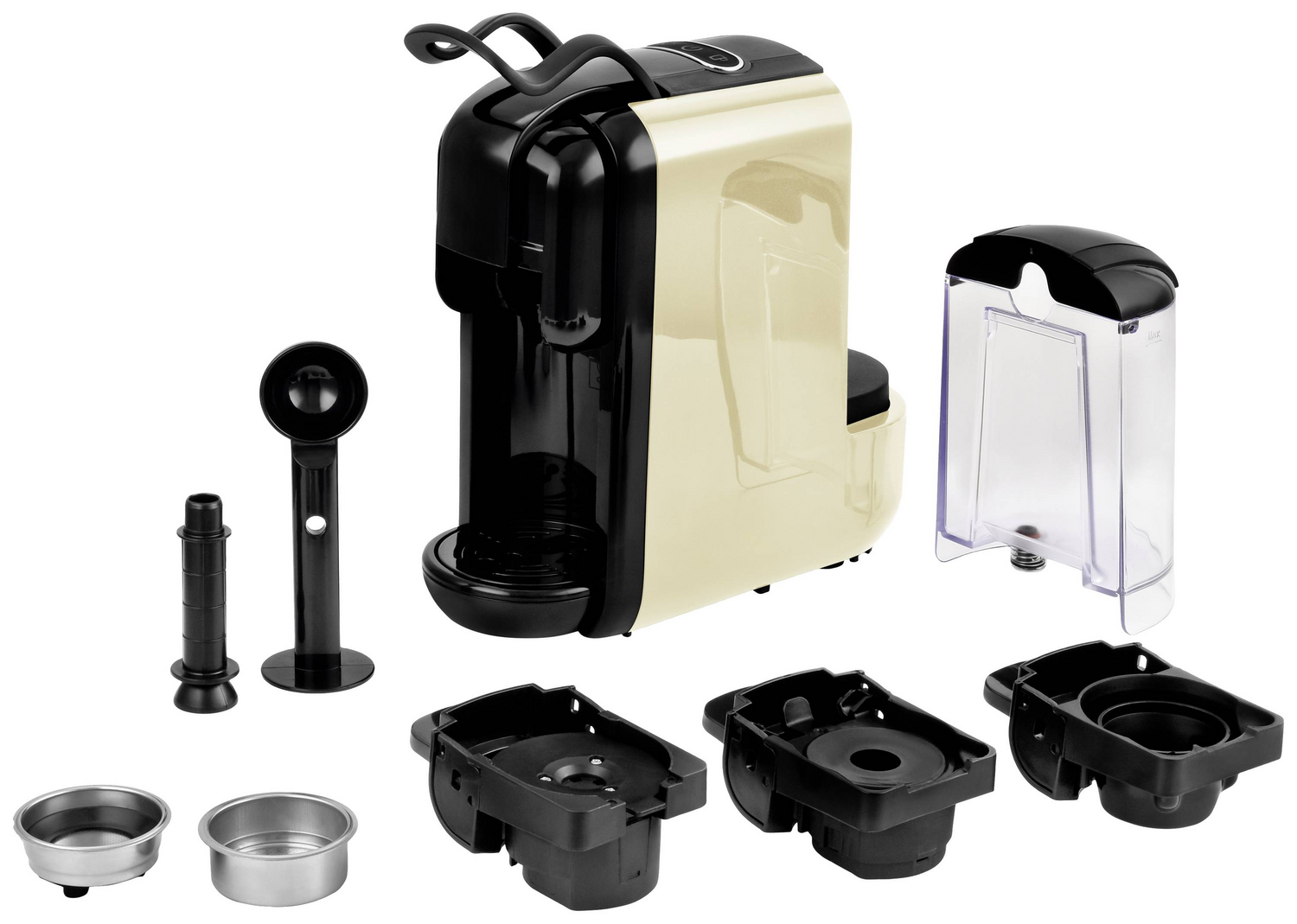 Team Kalorik Kapselmaschine Kaffeemaschine Mcm 5000 Cr Creme Schwarz Kaffee B-Ware - 5413346360823