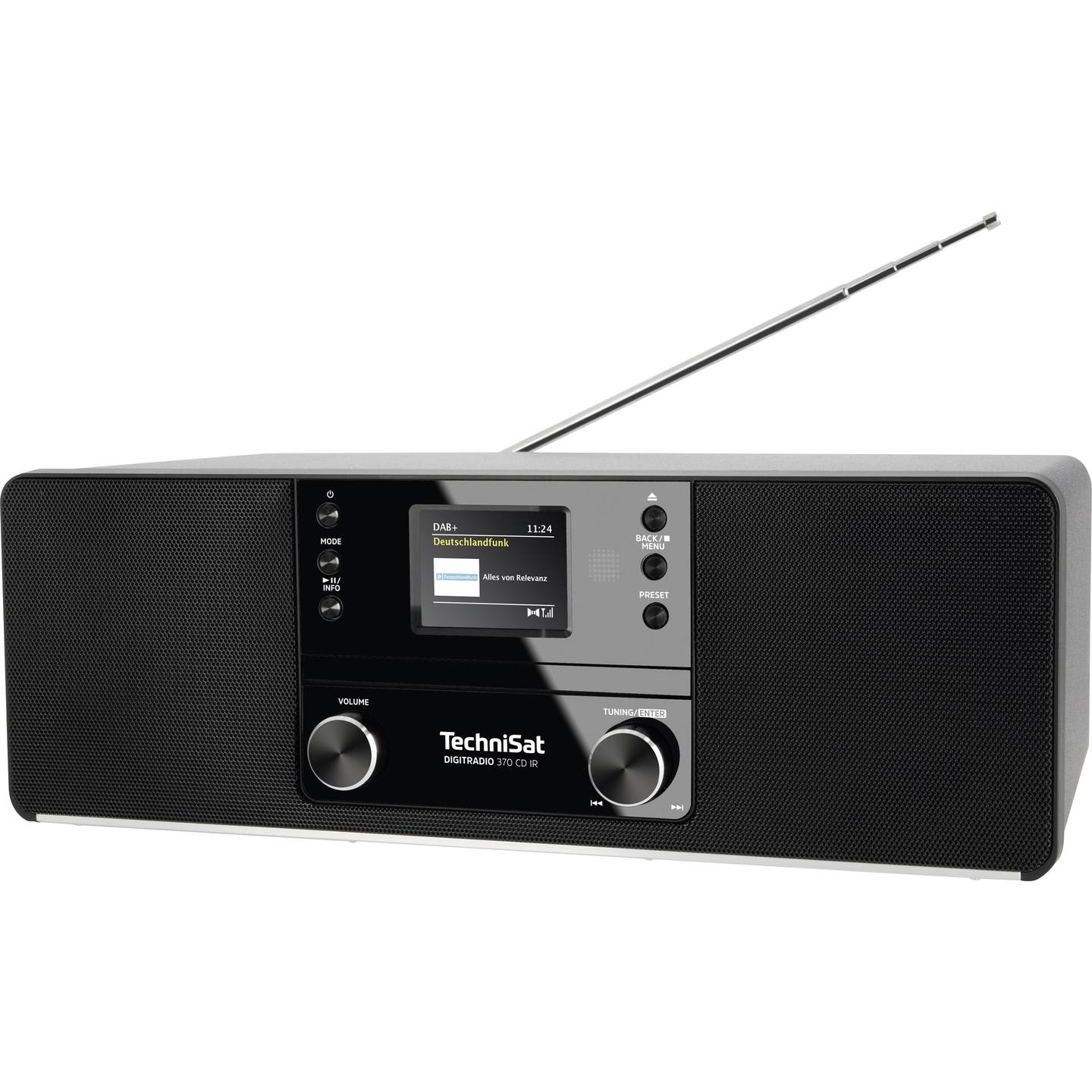 B-Ware Techni Sat Digitradio 370 Cd Ir Tischradio Musiksystem Dab Schwarz Fernbedienung - 4019588039490