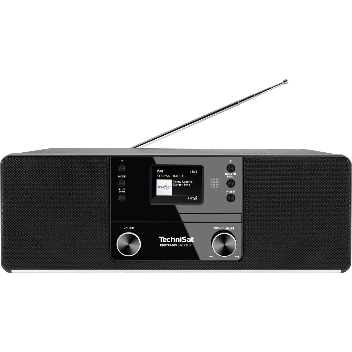 B-Ware Techni Sat Digitradio 370 Cd Ir Tischradio Musiksystem Dab Schwarz Fernbedienung - 4019588039490