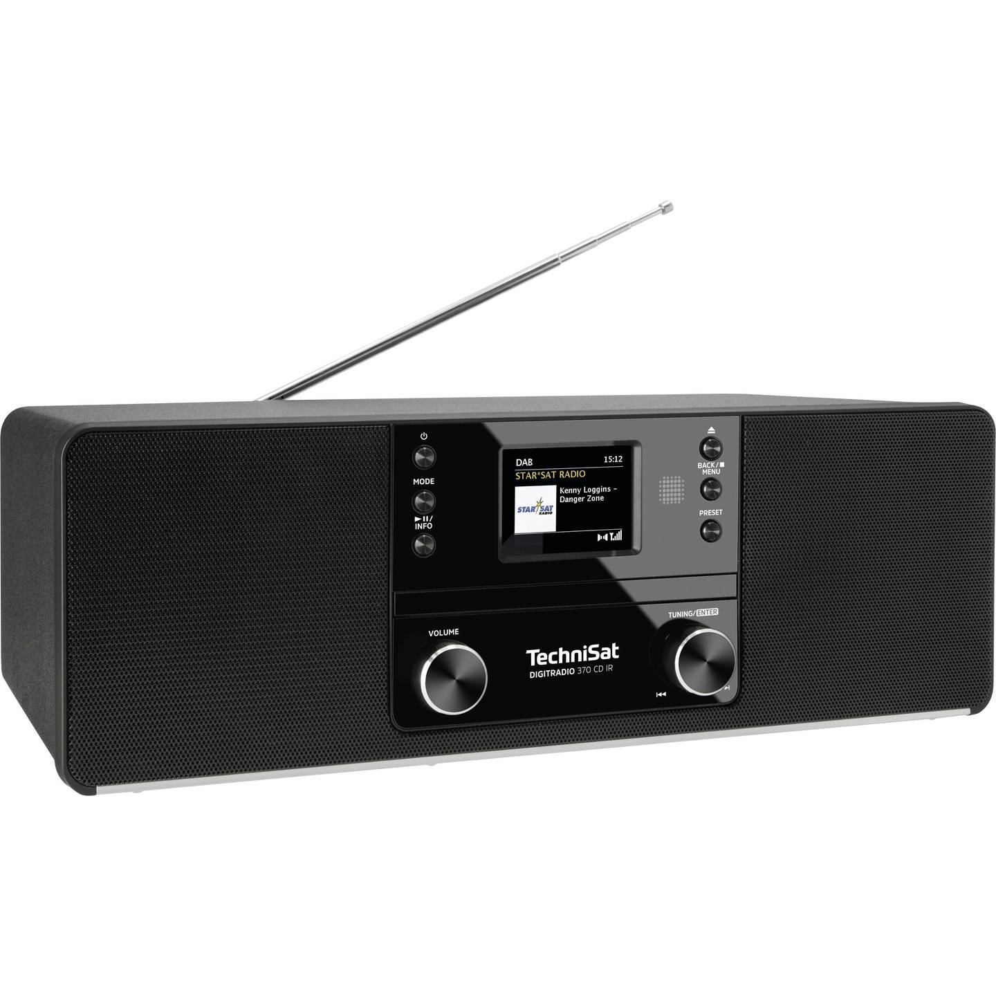 B-Ware Techni Sat Digitradio 370 Cd Ir Tischradio Musiksystem Dab Schwarz Fernbedienung - 4019588039490
