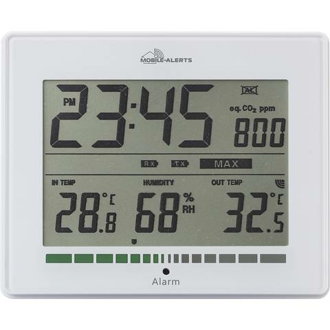 Techno Line Co2 Anzeige Co2 Messgerät Kohlendioxidmessgerät Wetterstation Sensor B-Ware - 4029665104027