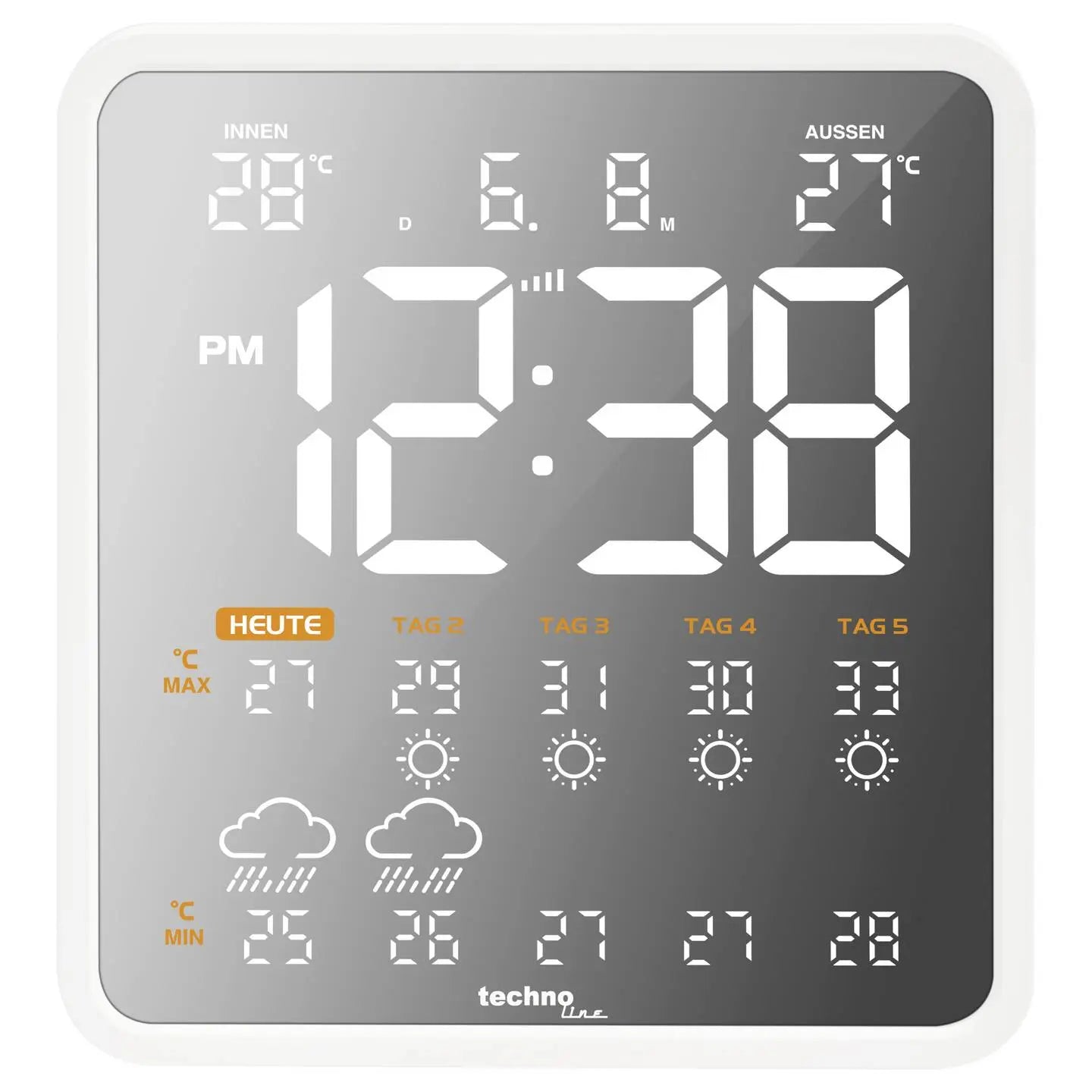 B-Ware Techno Line Wetterstation Funkstation Synonym Wlan Tuya Station Außensender W90 - 4029665030357