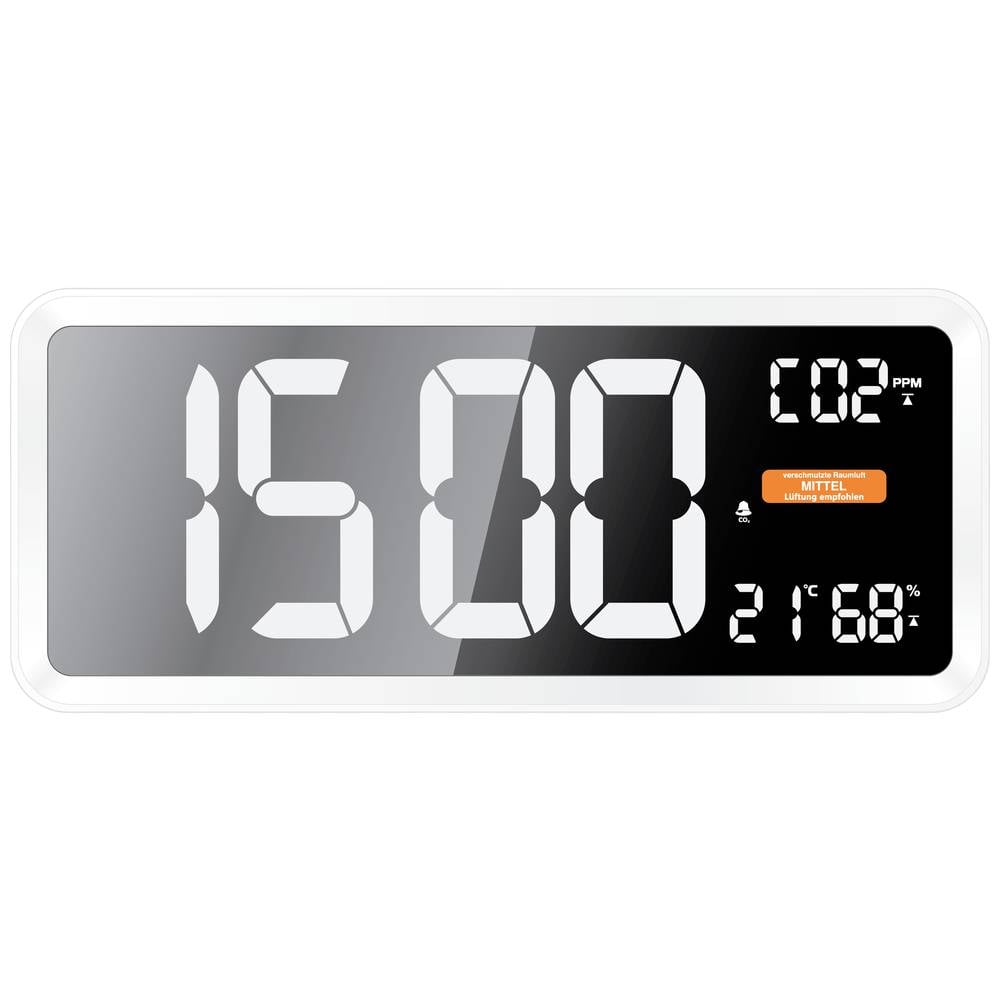 Techno Line CO2-Anzeige Messgerät Sensor CO2-Messgerät Weiß Innenraum USB 160 - 4029665110400