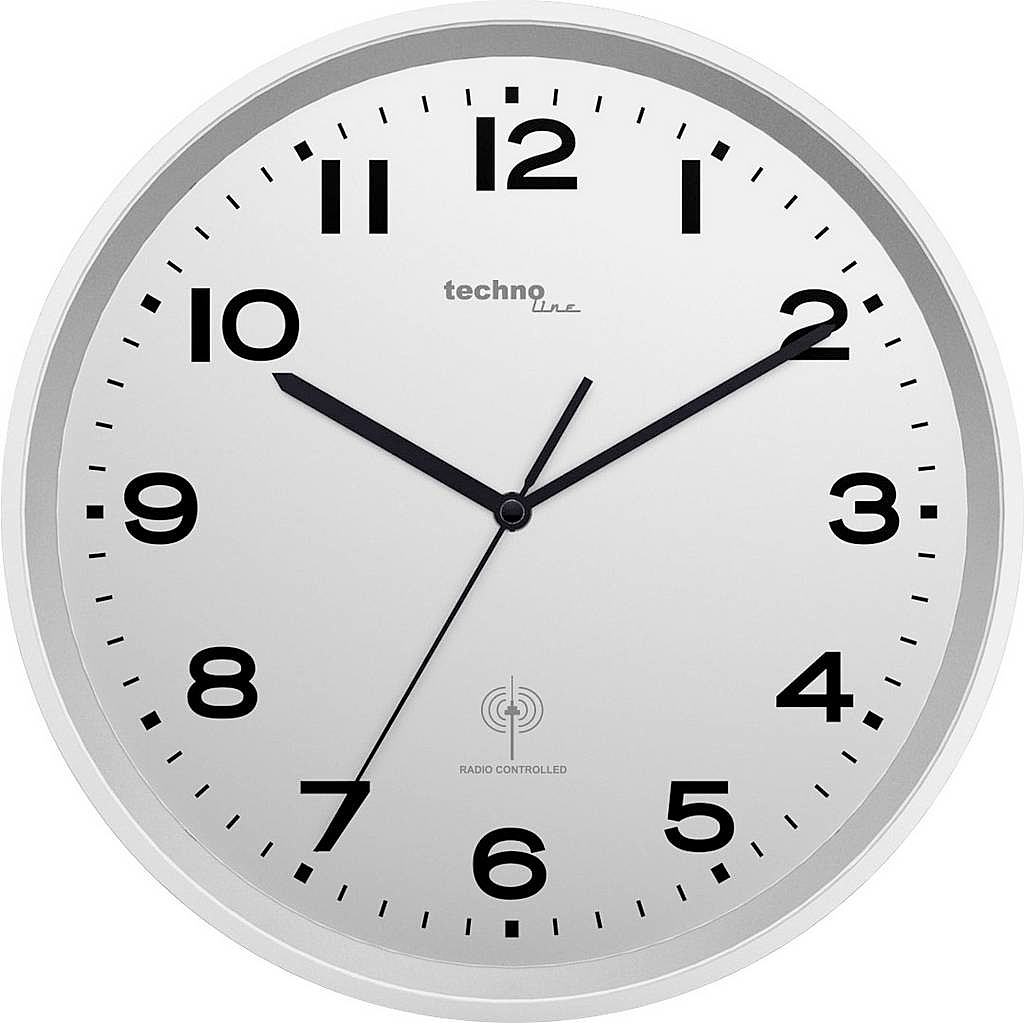 B-Ware Techno Line Funk Wanduhr Uhr Xxl Analog Uhr Analog Dcf 77 Funk Empfang 4 Stück - 4029665285009