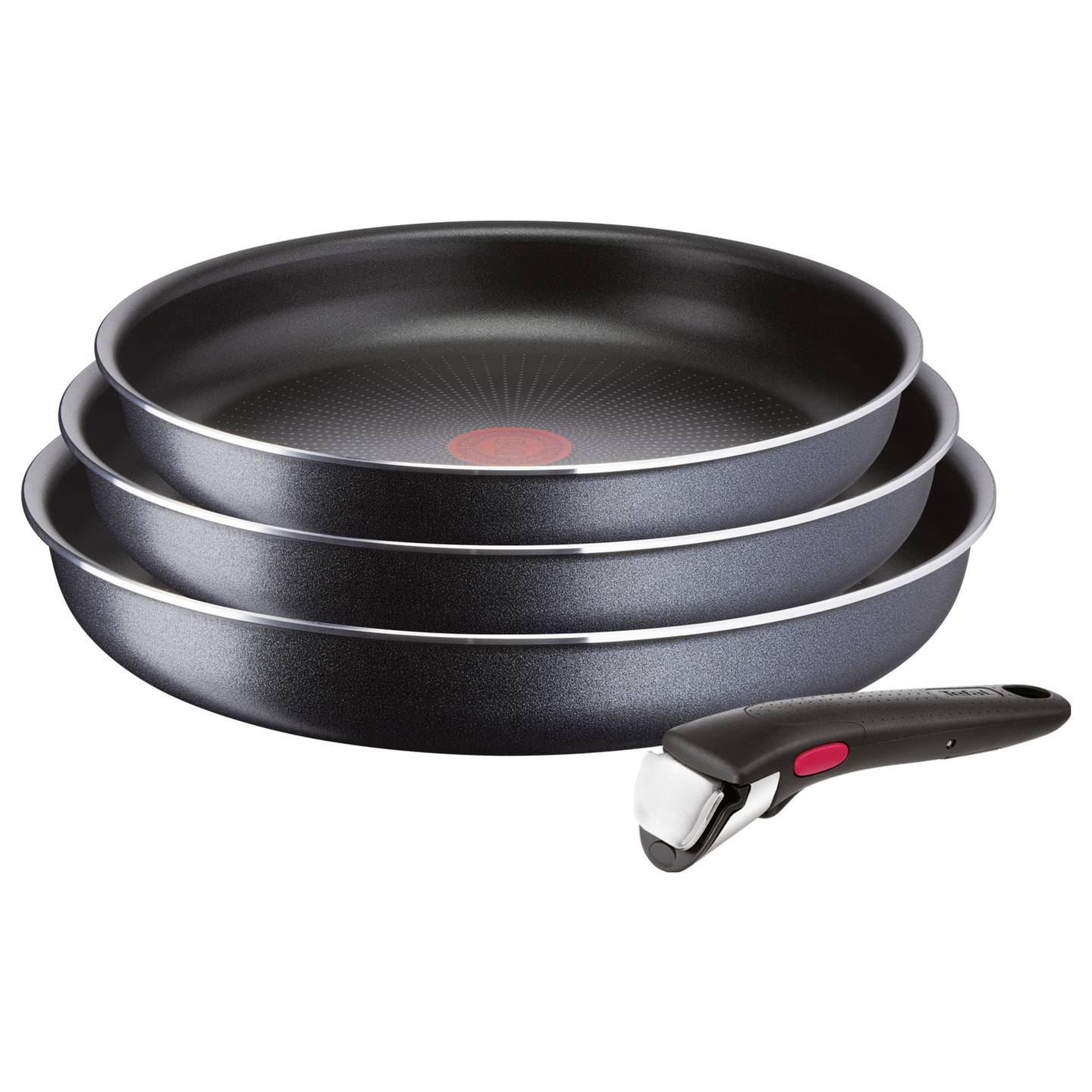 B-Ware Tefal 3168430350342 Pfannen Set Bratpfannen Kochgeschirr Induktion Schwarz - 3168430350342