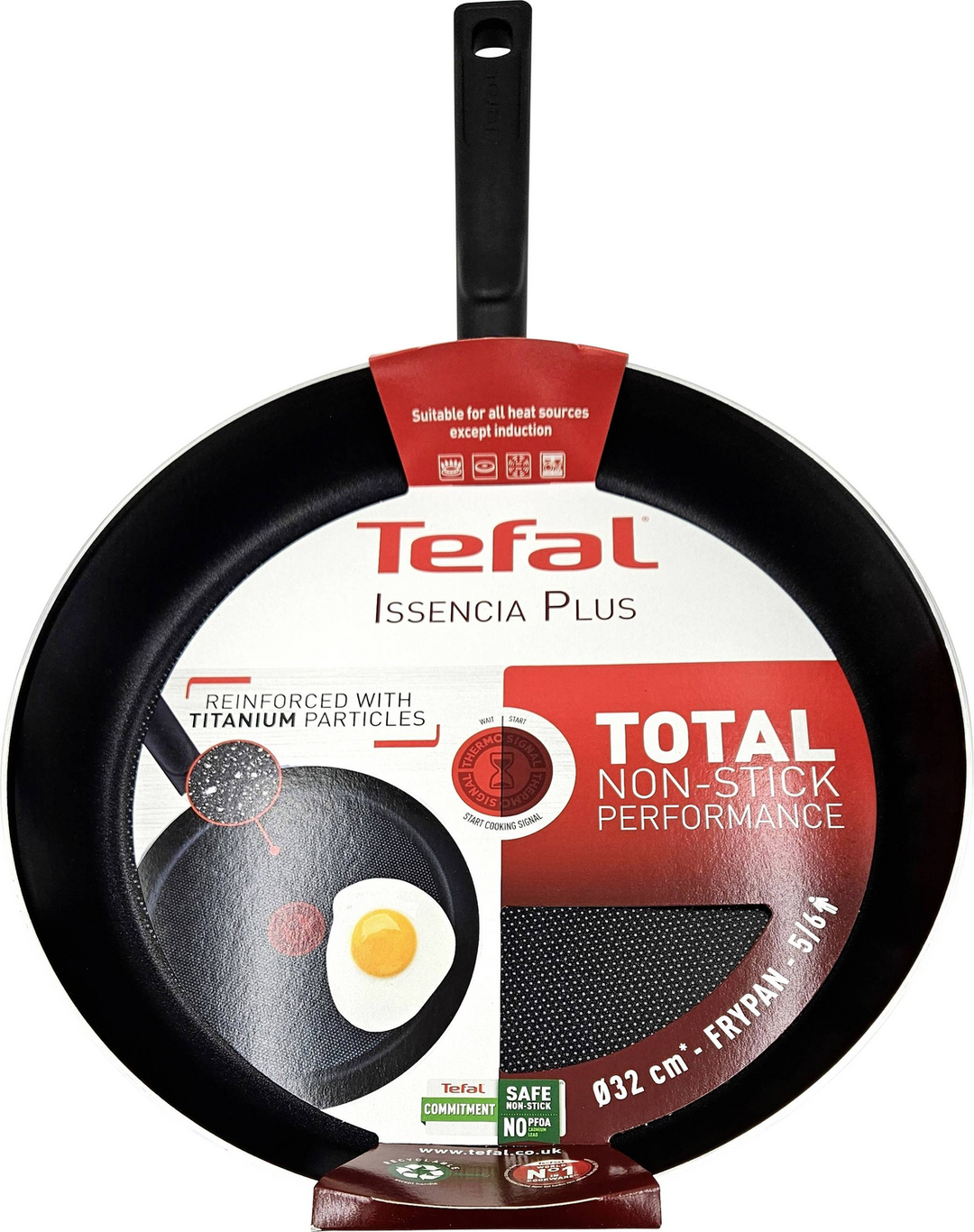 Tefal B59407 Pfanne Bratpfanne Issencia Plus 32 Cm Xl Pfanne Küche Beschichtet   B-Ware