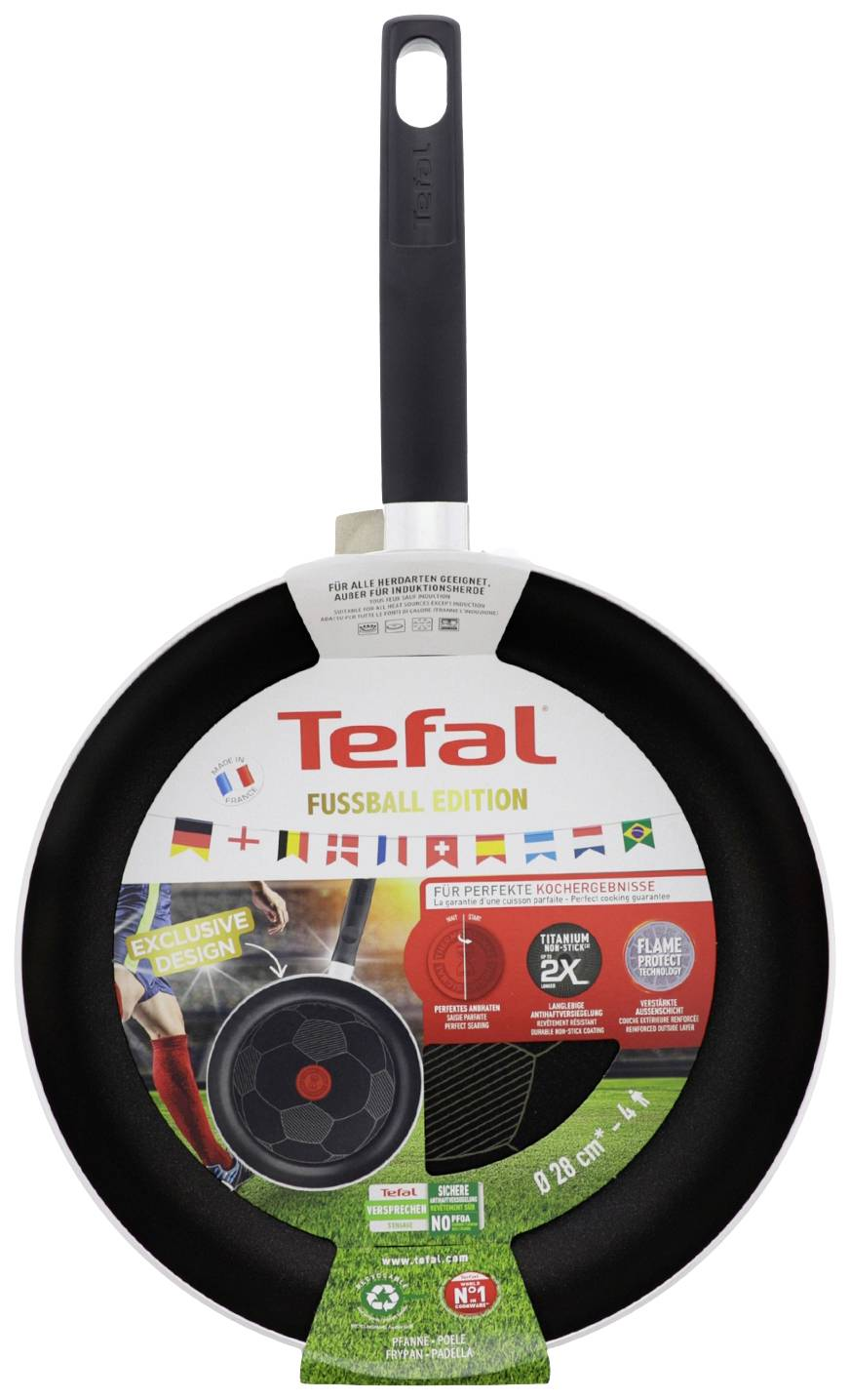 B-Ware Tefal 352734 Fußball Edition Pfanne Haushaltswaren Töpfe Pfannen Küchengerät