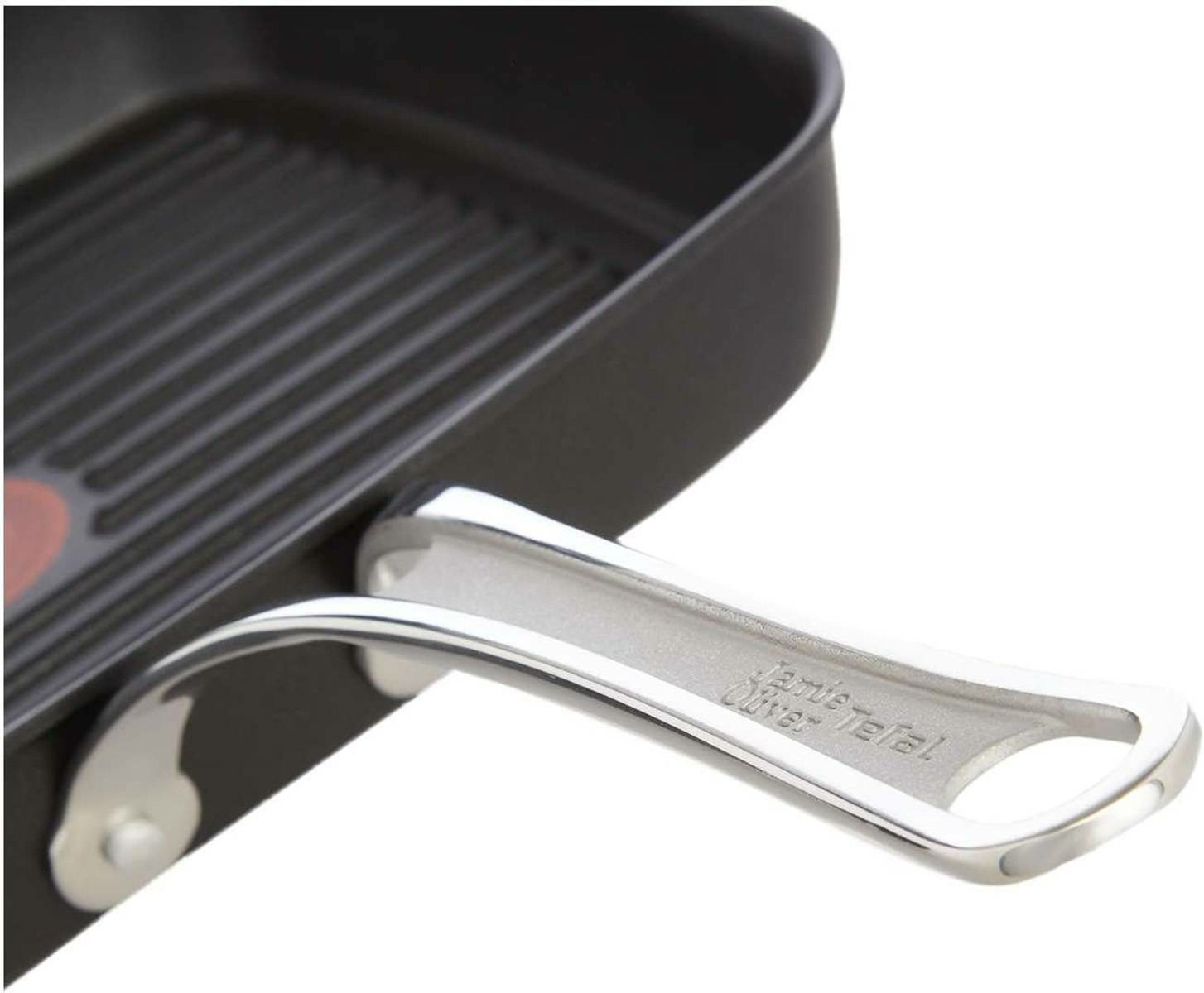 B-Ware Tefal Jamie Oliver Premium Grillpfanne Pfanne Bratpfanne Induktion Aluguss 23x27 - 3168430244276