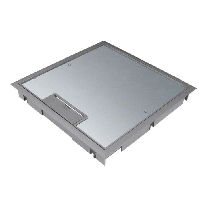 Tehalit Klappdeckel Rahmen Bodendose Q4 294x294mm Polyamid grau 5mm für 8 Dosen - 4012002247259
