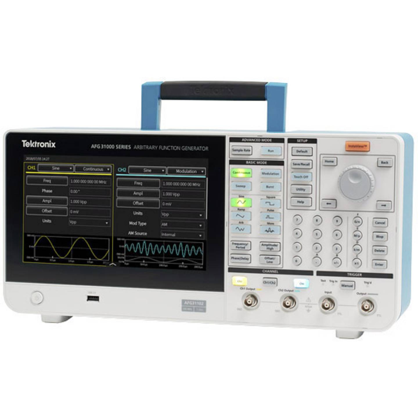 Tektronix Funktionsgenerator Signalgenerator Arbiträr Touchscreen AFG31021 - 4053199583546