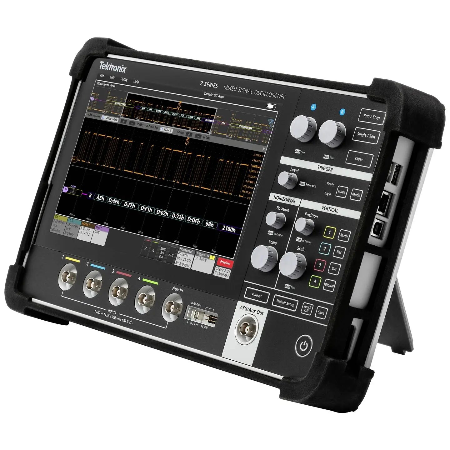 B-Ware Tektronix Oszilloskop Messgerät Mso22 2 Bw70 Digitalgerät Touchscreen 2 Eingänge - 2050007619413