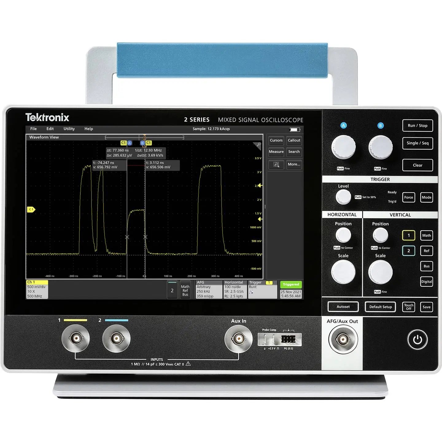 B-Ware Tektronix Oszilloskop Messgerät Mso22 2 Bw70 Digitalgerät Touchscreen 2 Eingänge - 2050007619413