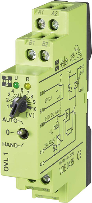 B-Ware Tele  Koppelrelais 1 St. 24 V/Dc, 24 V/Ac 5 A 1 Wechsler Ovl1 24 V/Ac/Dc 0   10