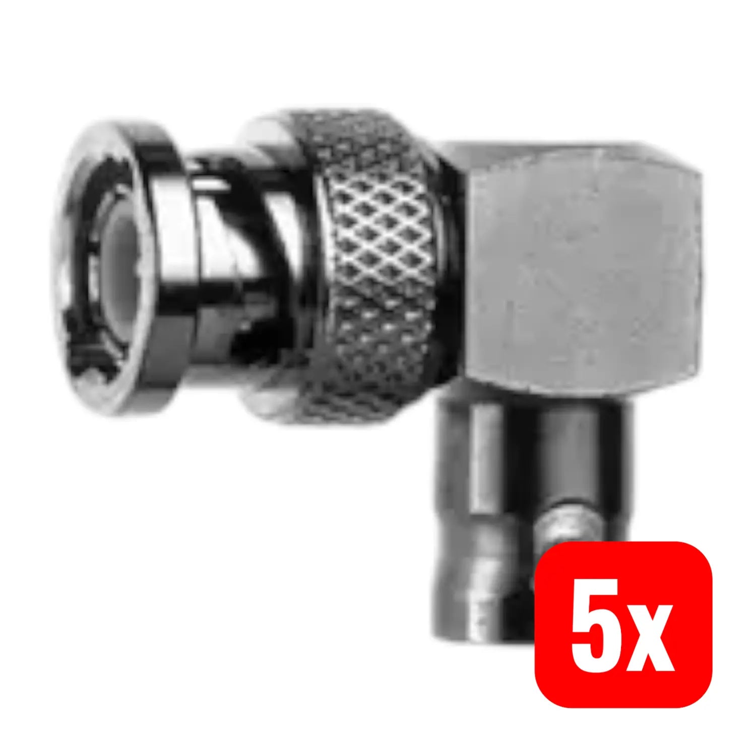 B-Ware Telegärtner Winkelverbinder Adapter Bnc Verbindung Stecker Buchse 75 Ohm 5 Stück - 4018359106164