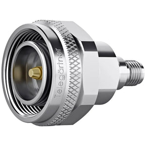 B-Ware Telegärtner Adapter Verbindung Koaxialstecker 4.3 10   3,5 Stecker Buchse