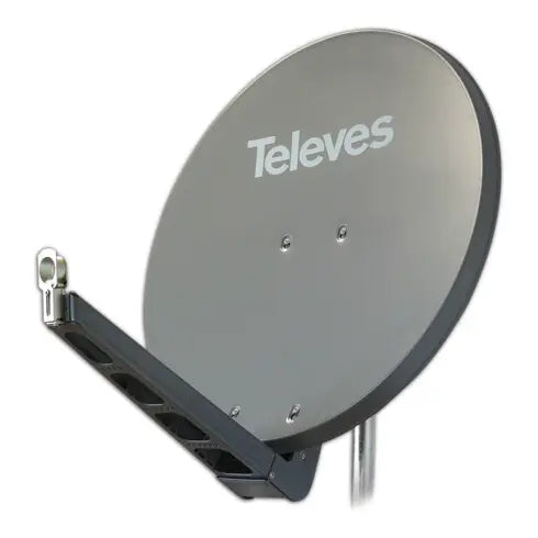 B-Ware Televes Qsd Line S85 Qsd G Offset Reflektor Satellitenschüssel Antenne Ral7011 - 8424450146392