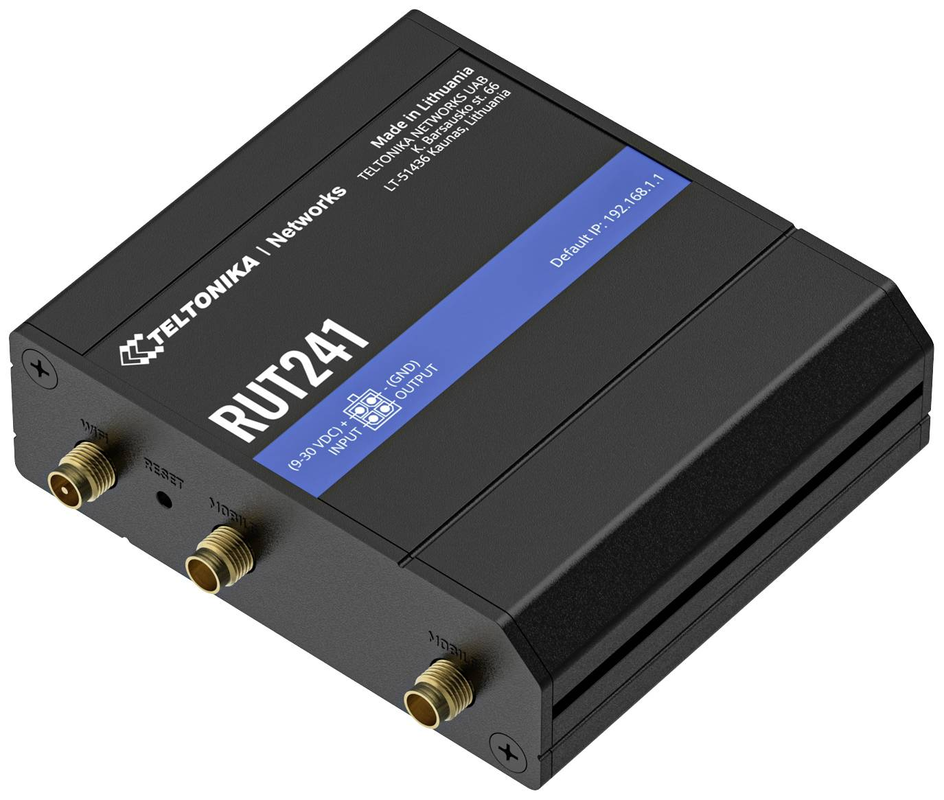D-Ware Teltonika Router Modem Lte4 G Wlan Schwarz Rut241 Wi Fi Indus Defektware - 4779051840151