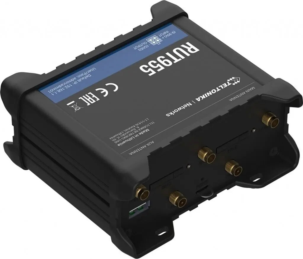 B-Ware Teltonika Router Modem Rut955 Wlan Lte Schwarz Lan Rj45 Ethernet Usb Slot - 5706998771599