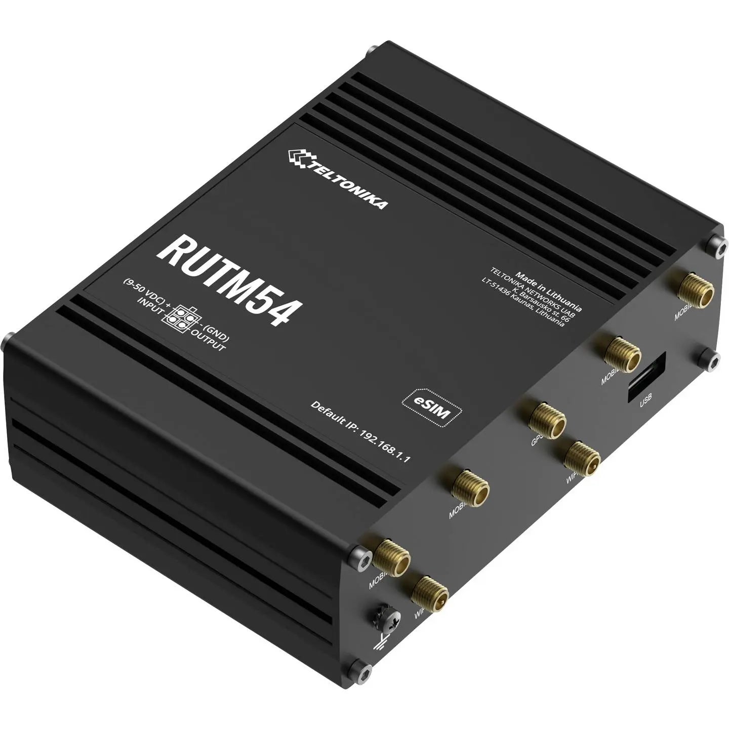 B-Ware Teltonika  Router Modem Wi Fi 5 G Dual Sim Schwarz Ethernet Wlan - 4779051843008