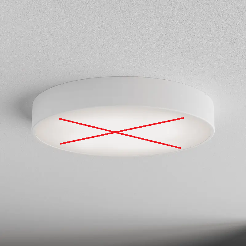Temar Lighting Deckenlampe Leuchte Cleo 500 weiß Sensor 50 cm SIEHE TEXT/FOTO - 5907623692405