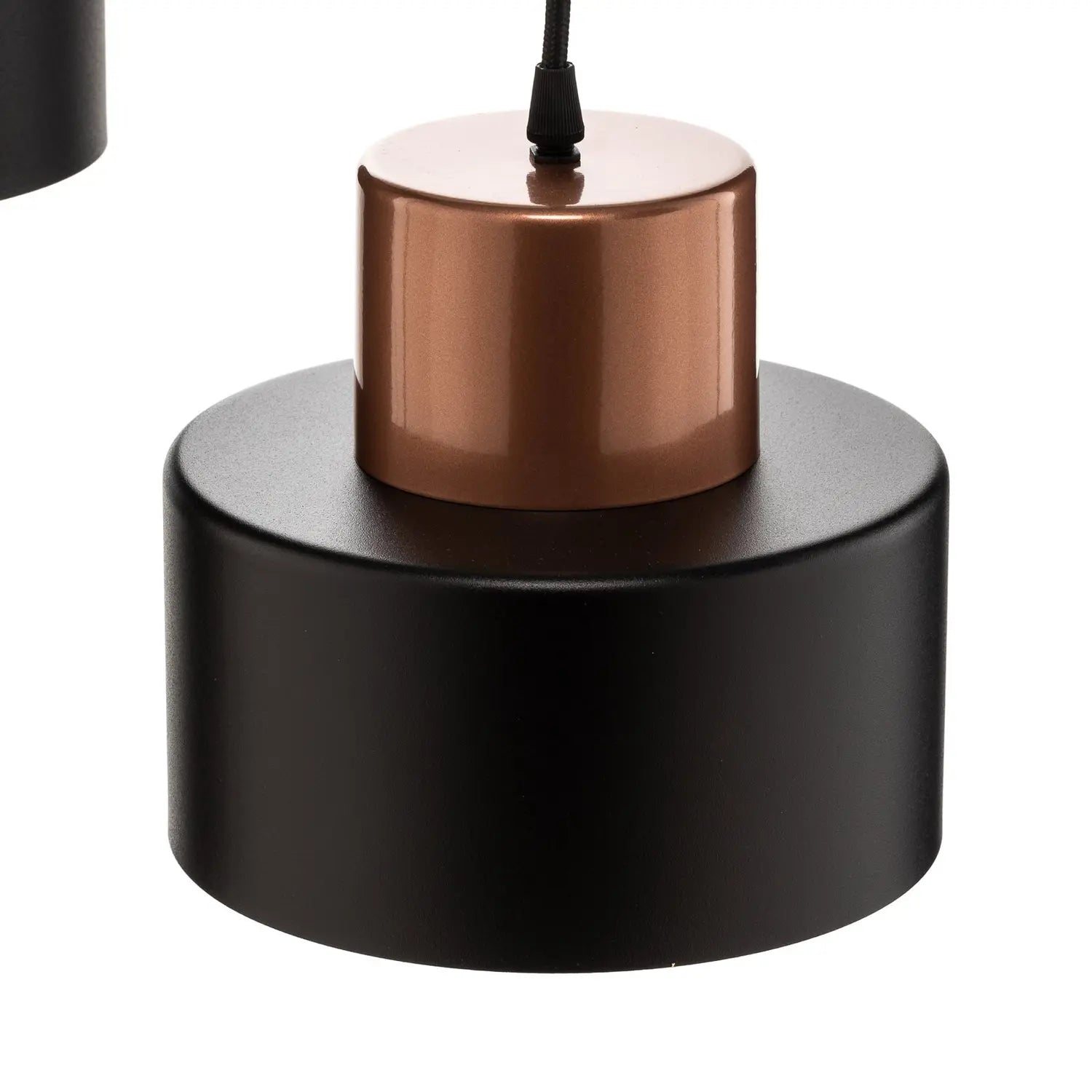 B-Ware Temar Lighting Pendellampe Olla Lampe Schwarz Kupfer Vierflammig Beleuchtung - 5907623620576