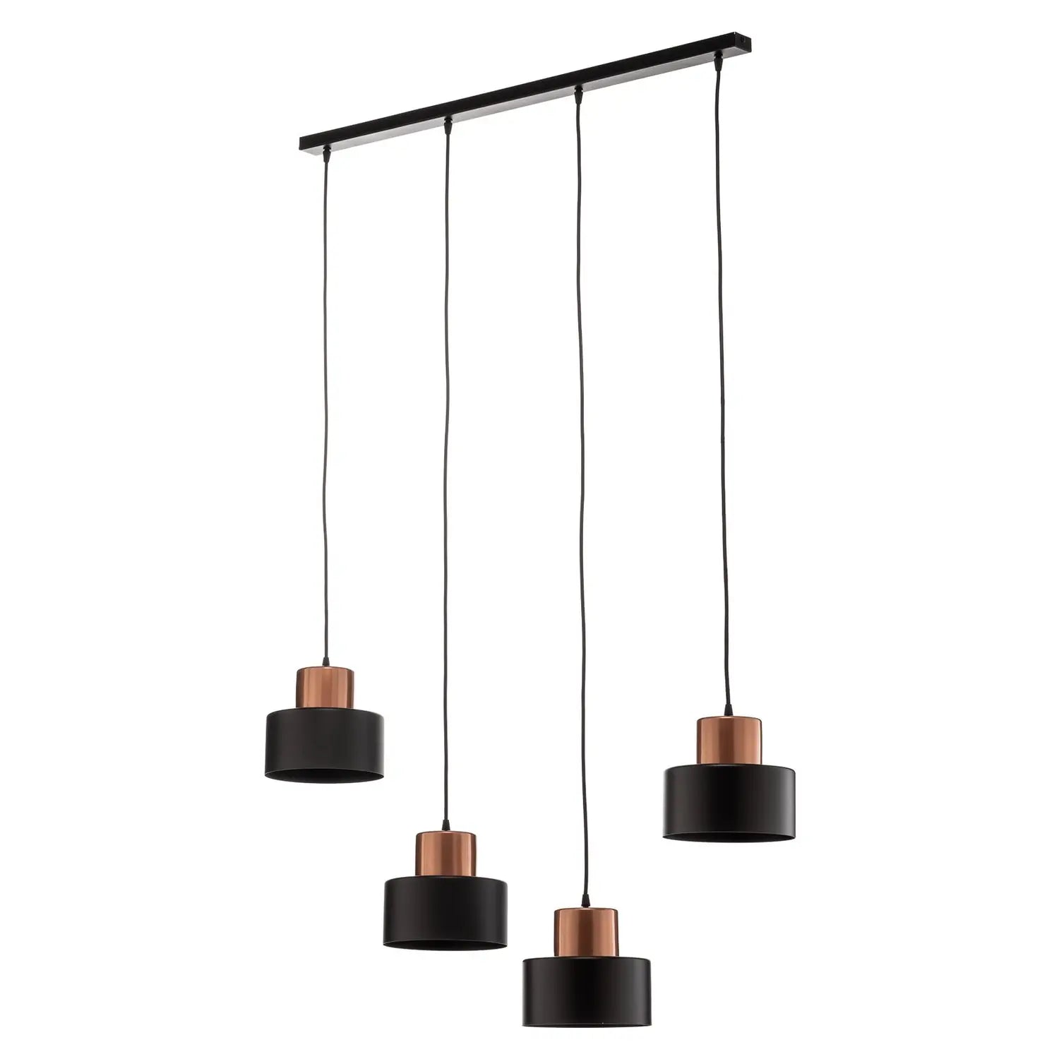 B-Ware Temar Lighting Pendellampe Olla Lampe Schwarz Kupfer Vierflammig Beleuchtung - 5907623620576