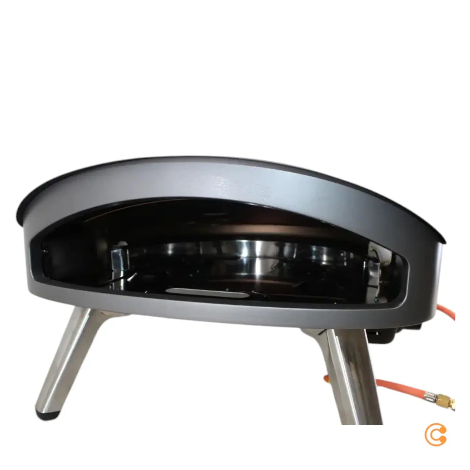 B-Ware Tenneker Pizzaofen Ofen Grill Pizza Backen Gas Schwarz Silber Siehe Text/Foto - 4306516378371