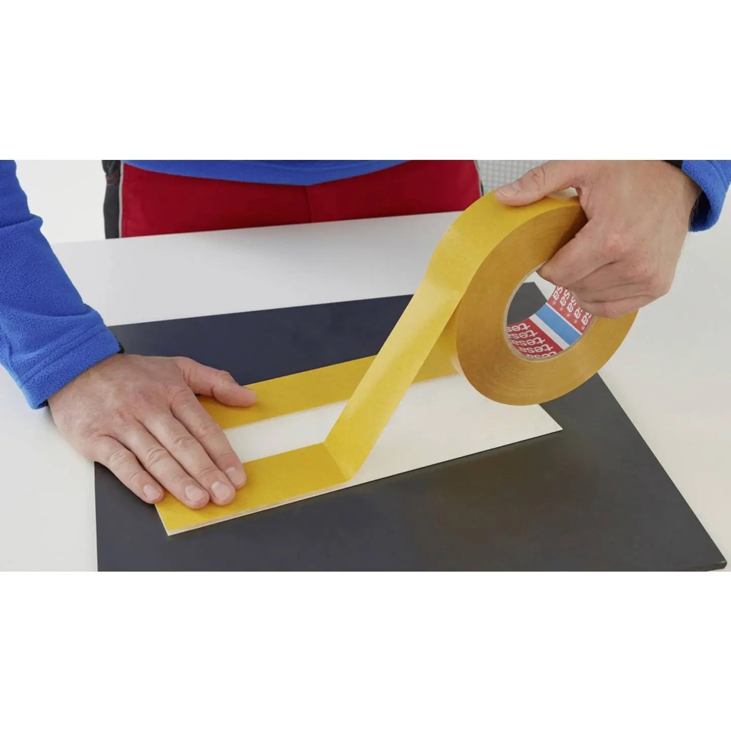 B-Ware Tesa Tesafix Klebeband Doppelseitiges Klebeband 4970 Weiß 50 M X 12 Mm 2 Stück - 4005800172946