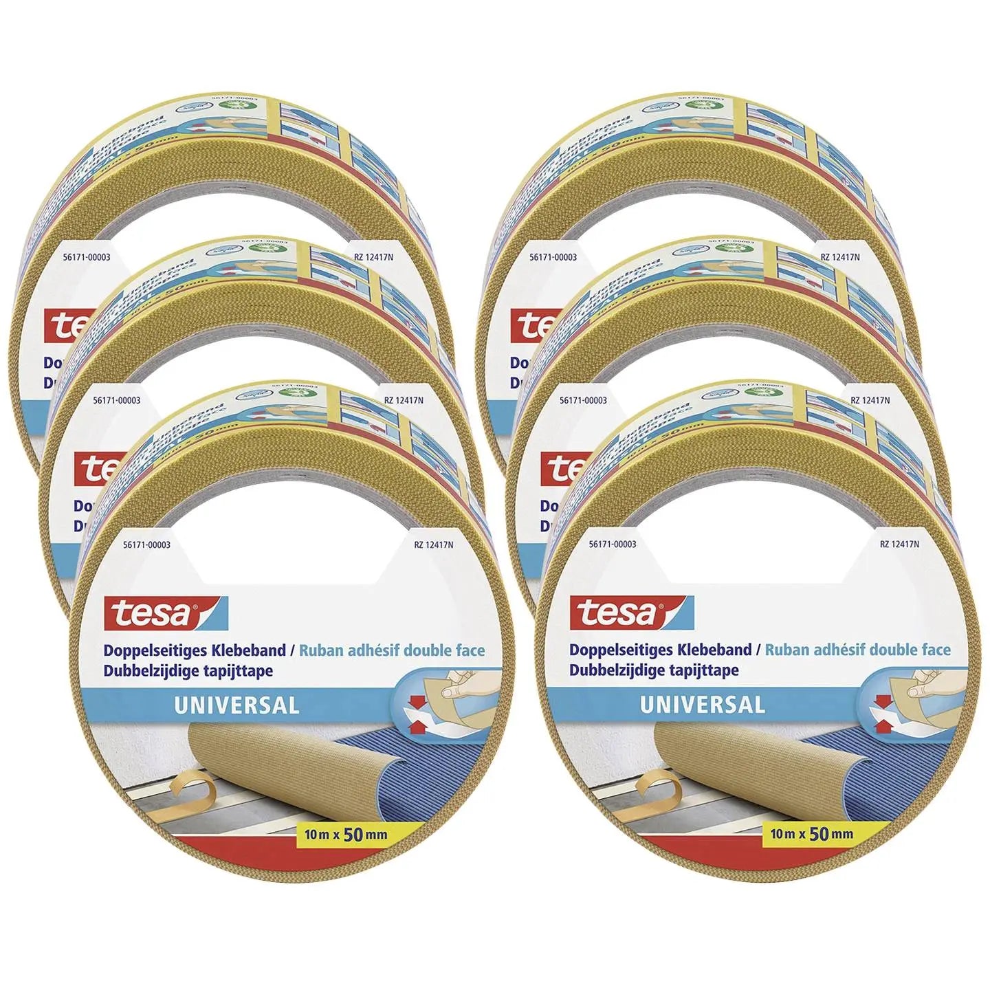 B-Ware Tesa Doppelseitiges Klebeband Tape Klebeband Universal Transparent - 4063565026096