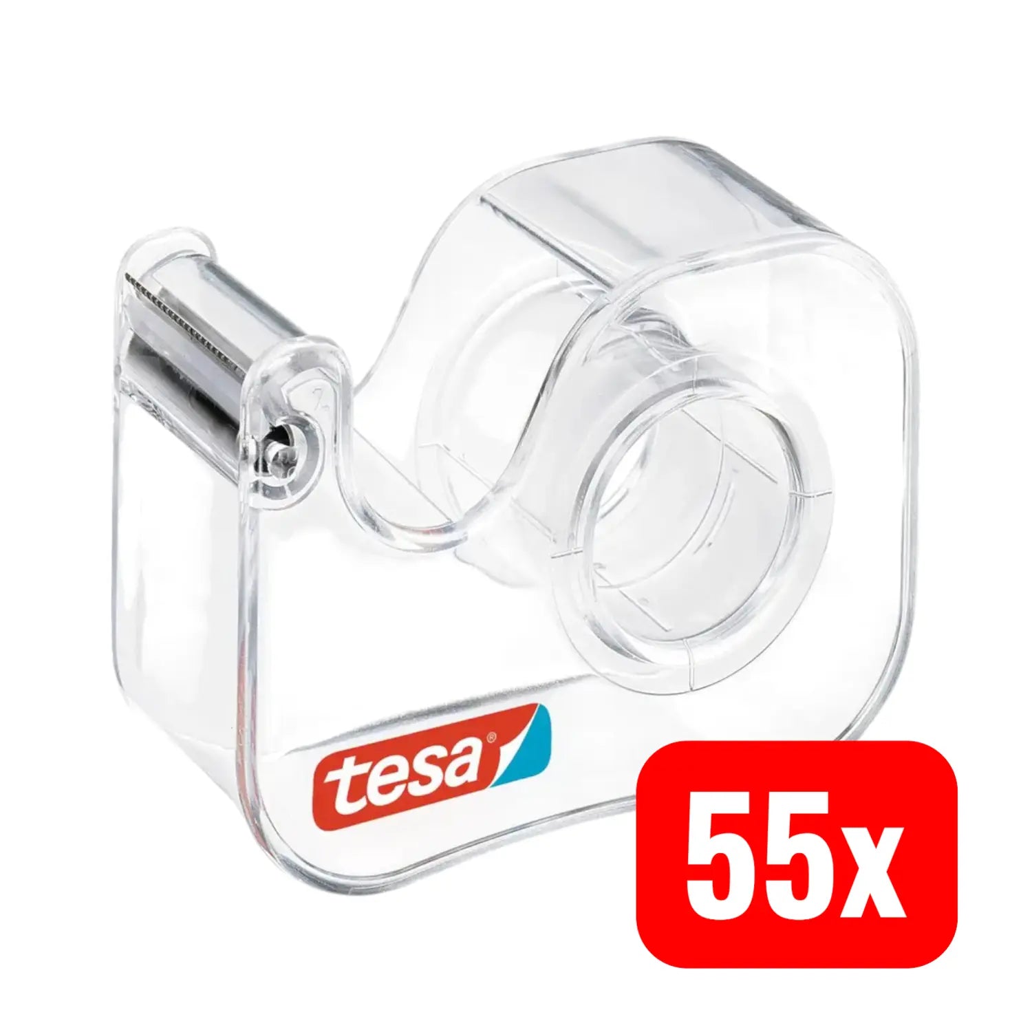 B-Ware Tesa Klebeband Abroller Abroller Transparent 57447 01 00 19 Mm 10 M 55 Stück - 4042448000880