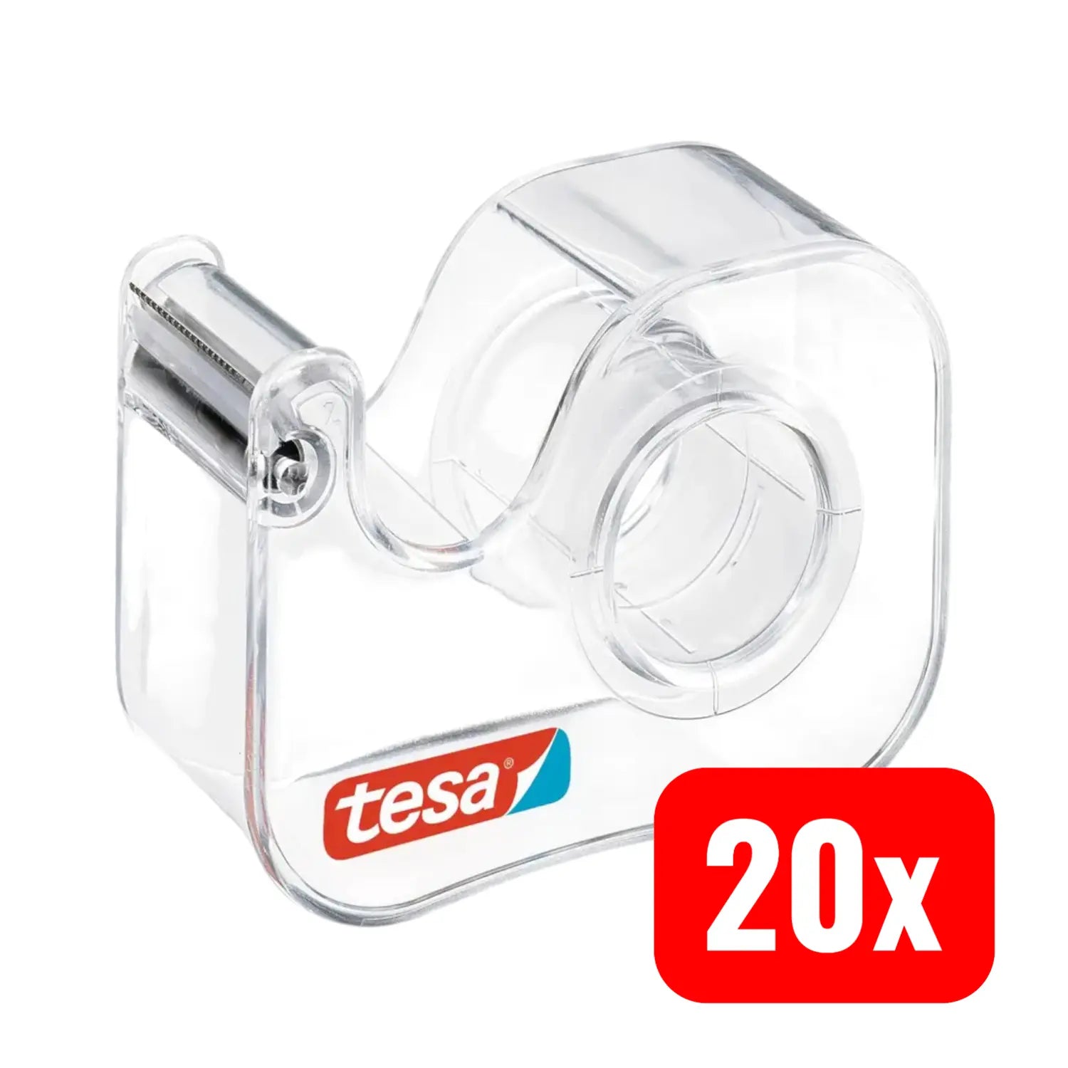 B-Ware Tesa Klebeband Abroller Abroller Transparent 57447 01 00 19 Mm 10 M 20 Stück - 4042448000880