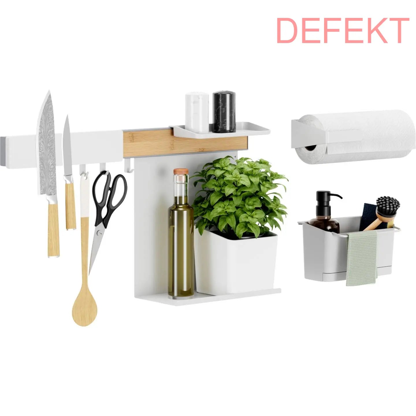 D-Ware Tesa Küchen Organizer Kombi Set Xl Aufbewahrung Küchenregal Defektware - 4063565273346