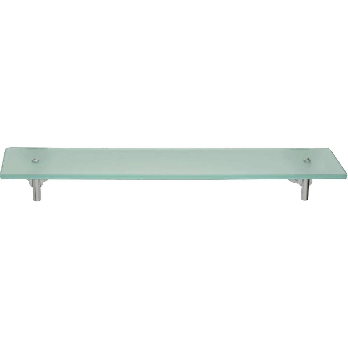 B-Ware Tesa Glasablage Ablage Glasregal Glasablage Verchromt 55cm Chrom Weiss 40298 - 4042448448095