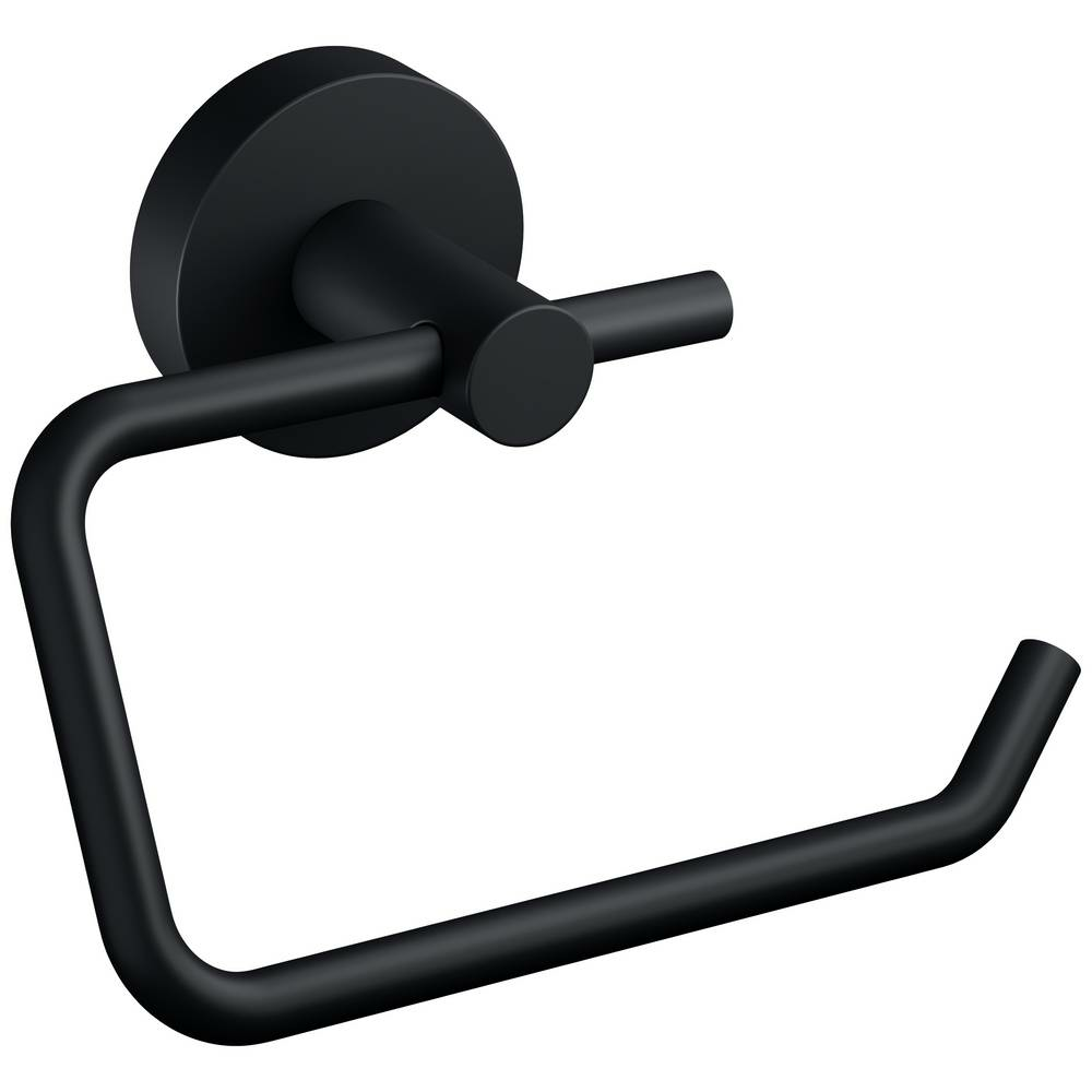 B-Ware Tesa Moon Black Toilettenpapierhalter Klopapierhalter Kolrollenhalter Metall  - 4063565127236